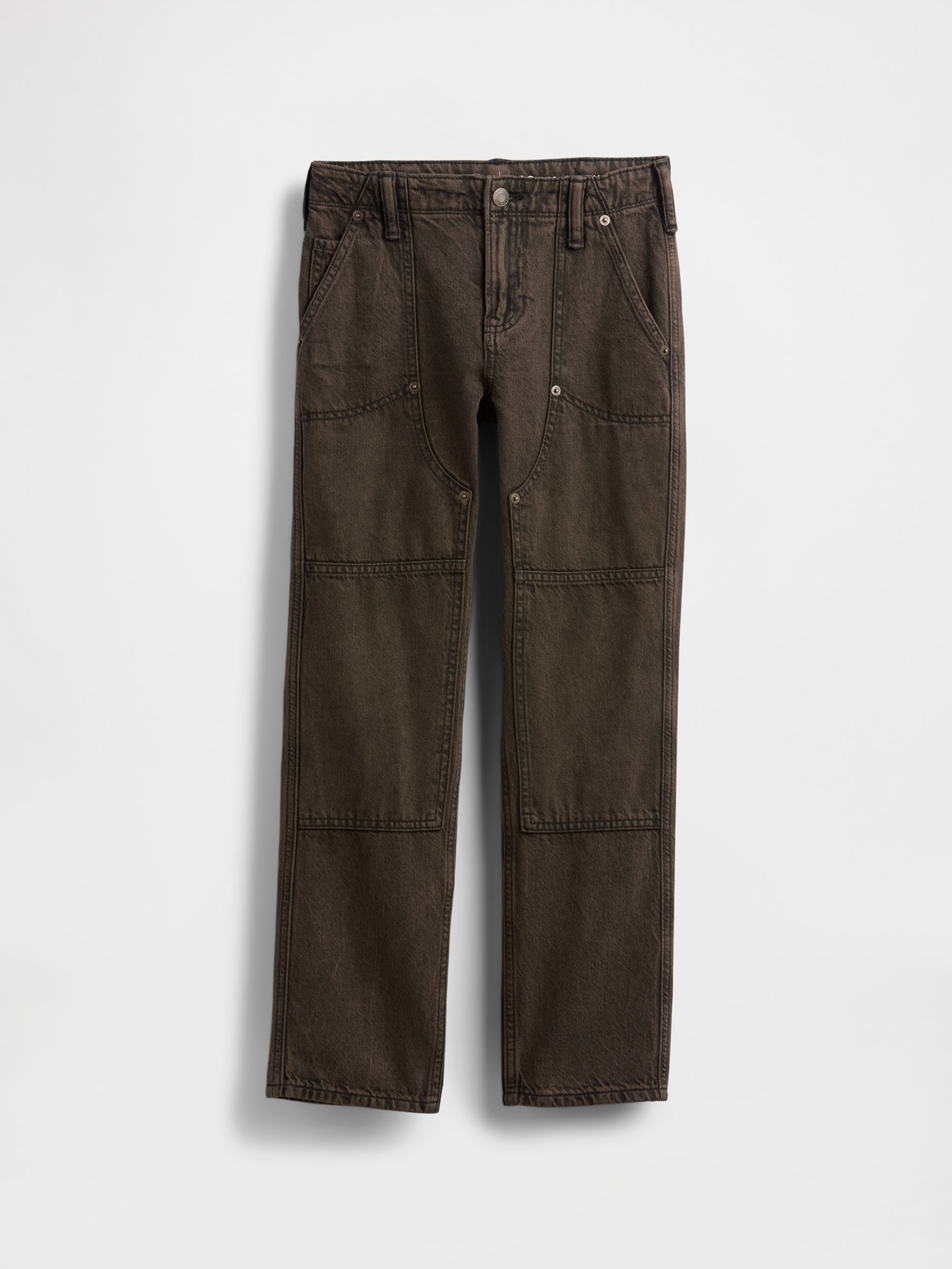 Dark Green 90s Original Straight Carpenter Jeans - Image 4 of 5