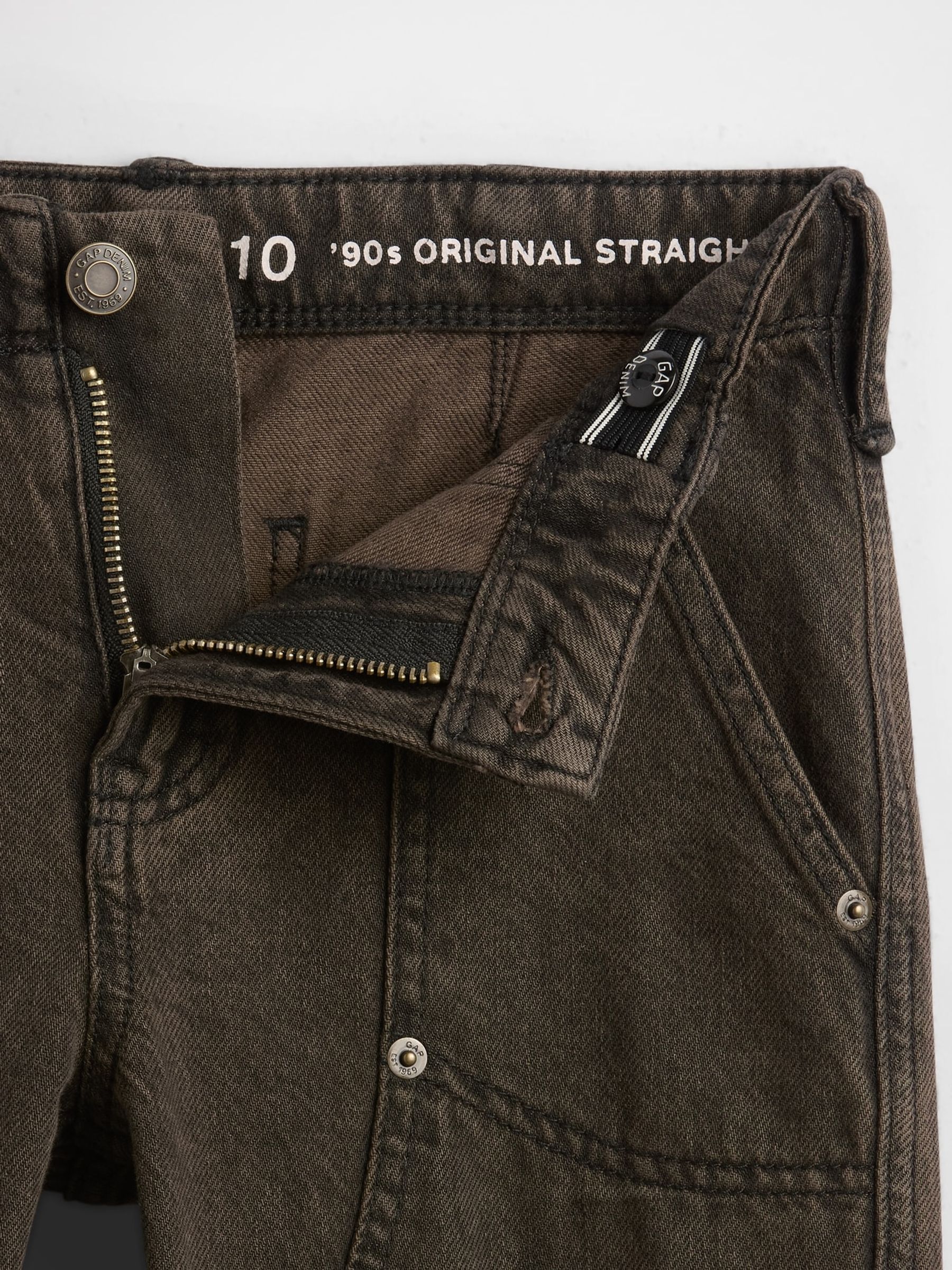 Dark Green 90s Original Straight Carpenter Jeans - Image 5 of 5
