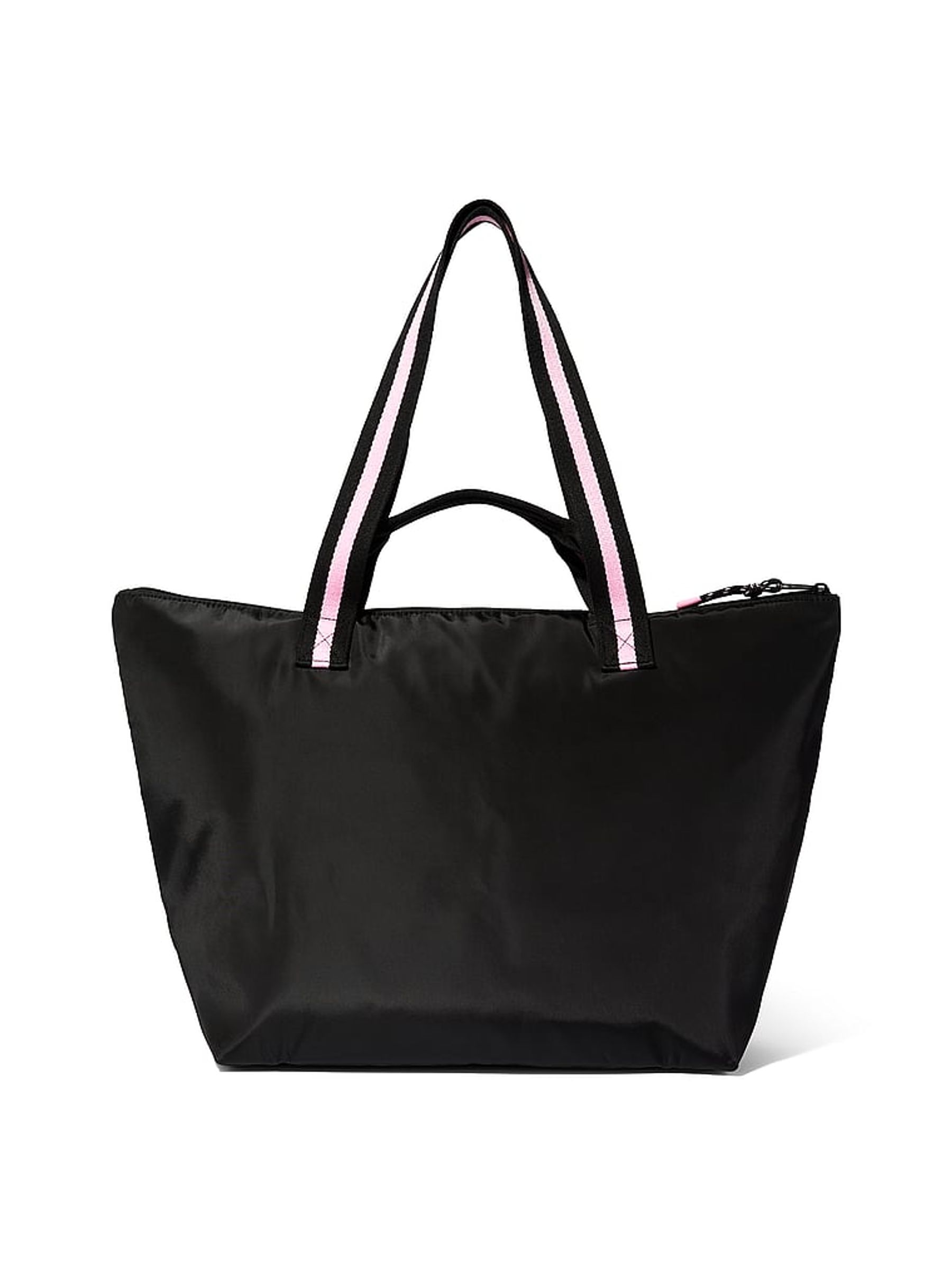 Black Cherry Print Large Nylon Tote Bag - Image 3 of 3