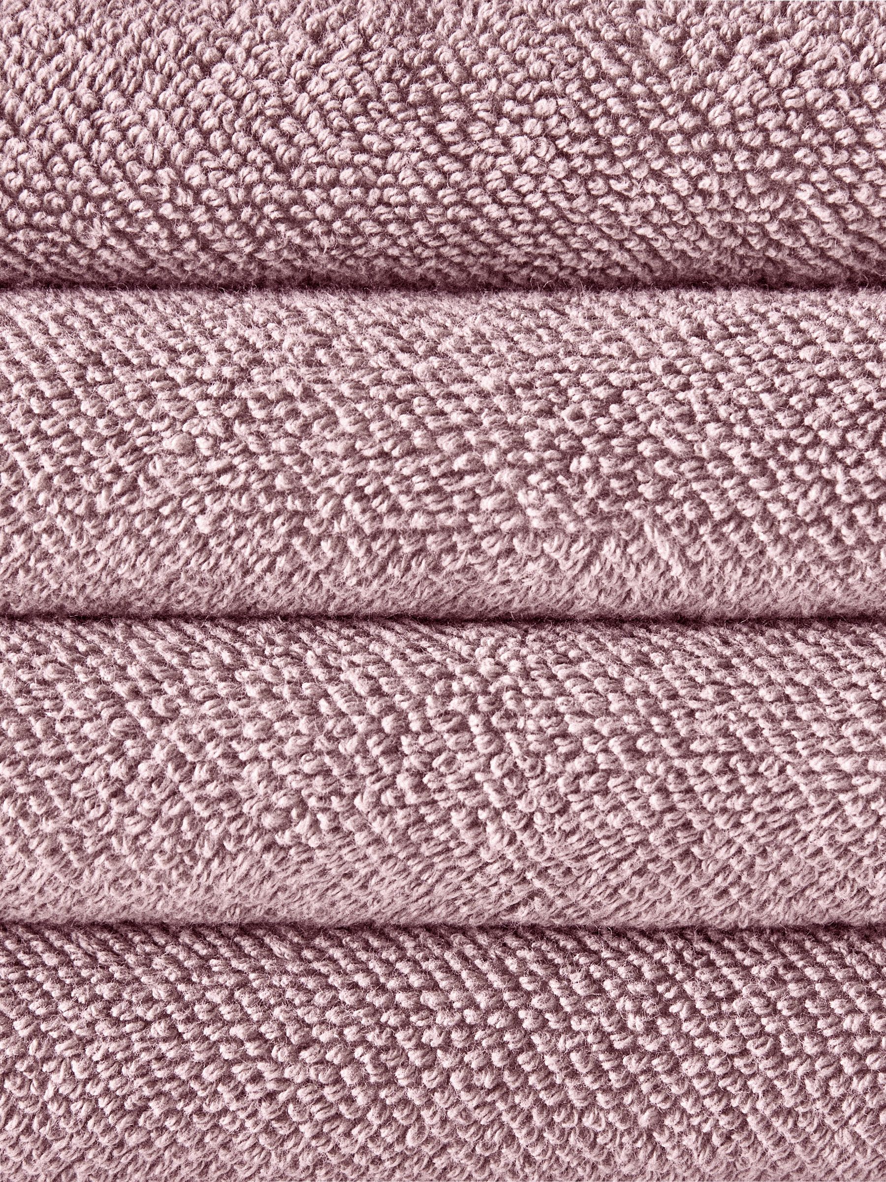 Pink Set of 4 Popcorn Textured Hand Towels - Image 4 of 4