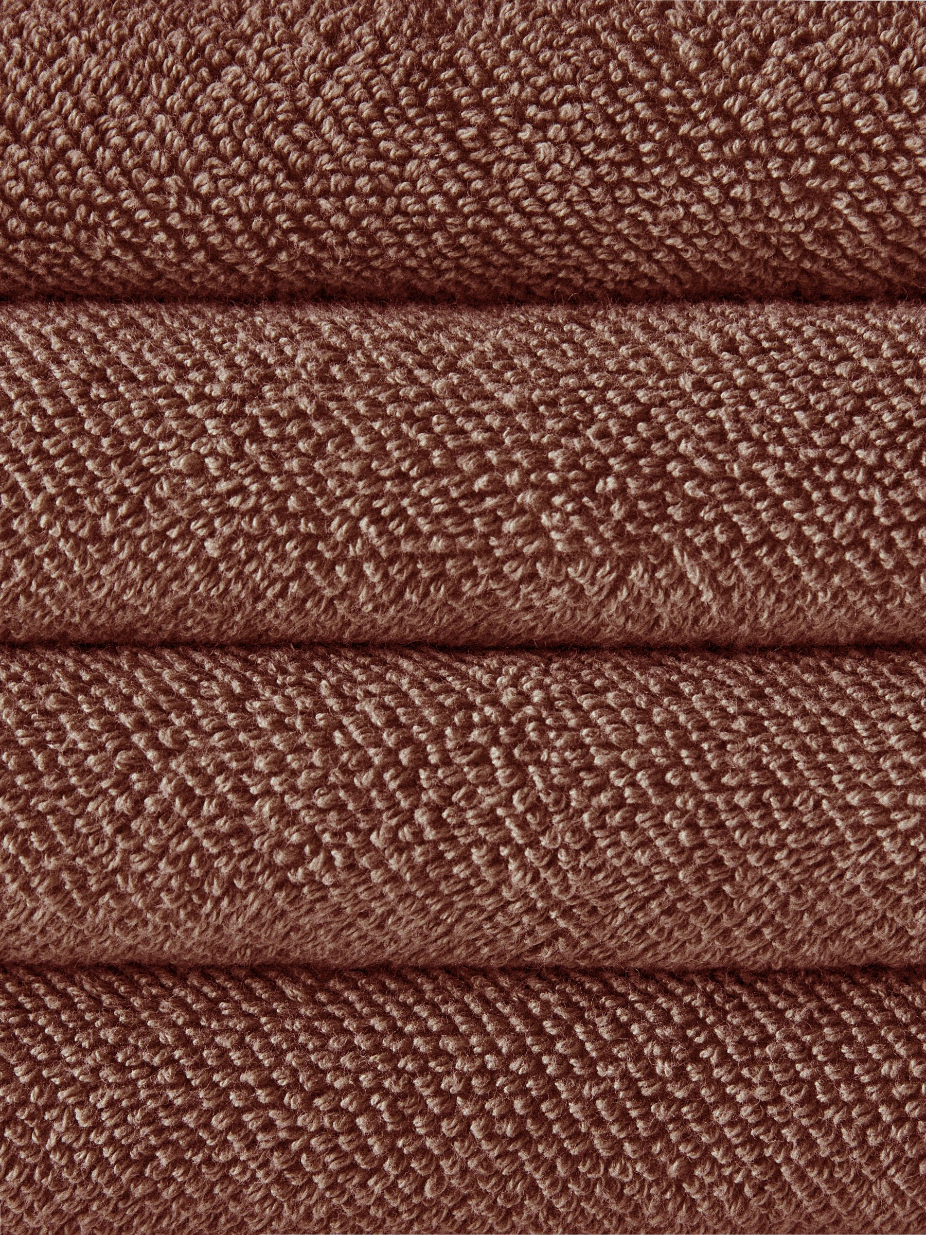 Rust Set of 4 Popcorn Textured Hand Towels - Image 4 of 4