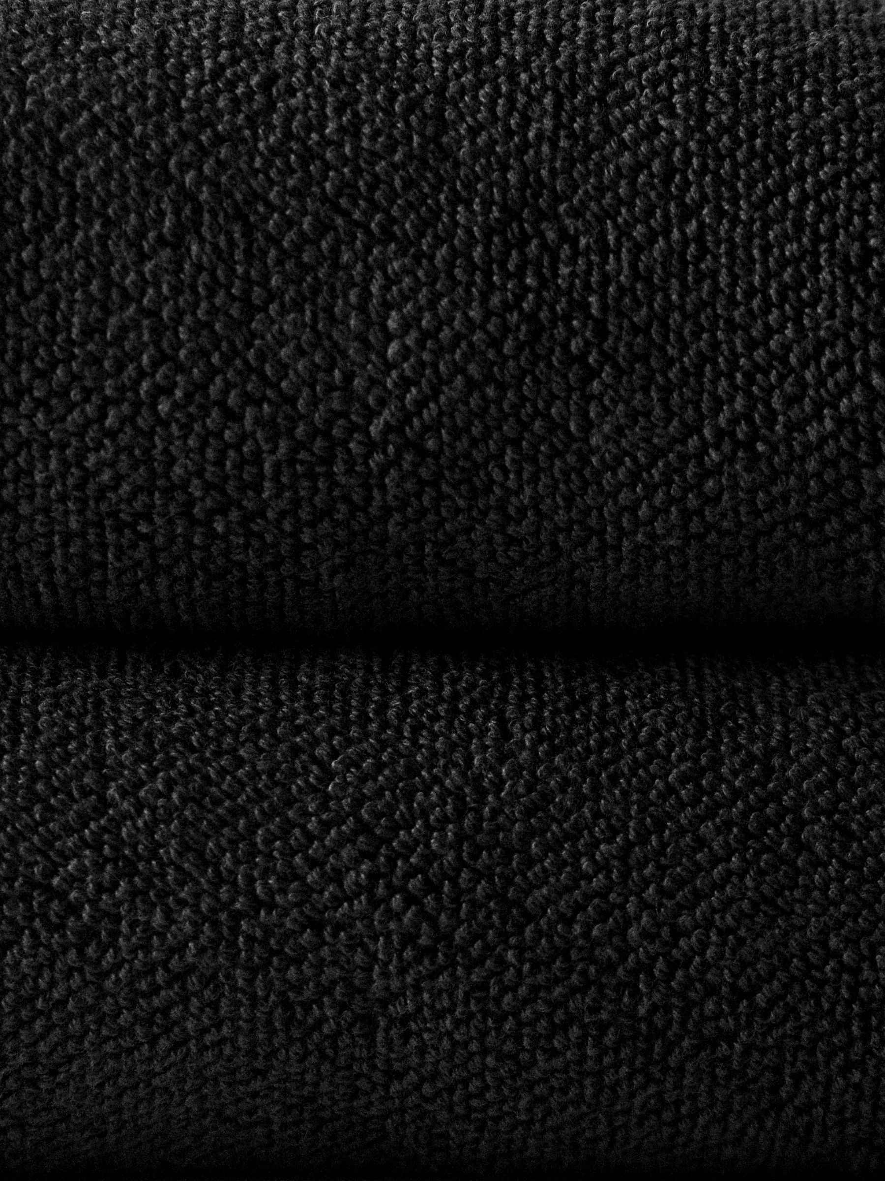 Charcoal Grey Set of 2 Popcorn Textured Bath Towels - Image 6 of 6