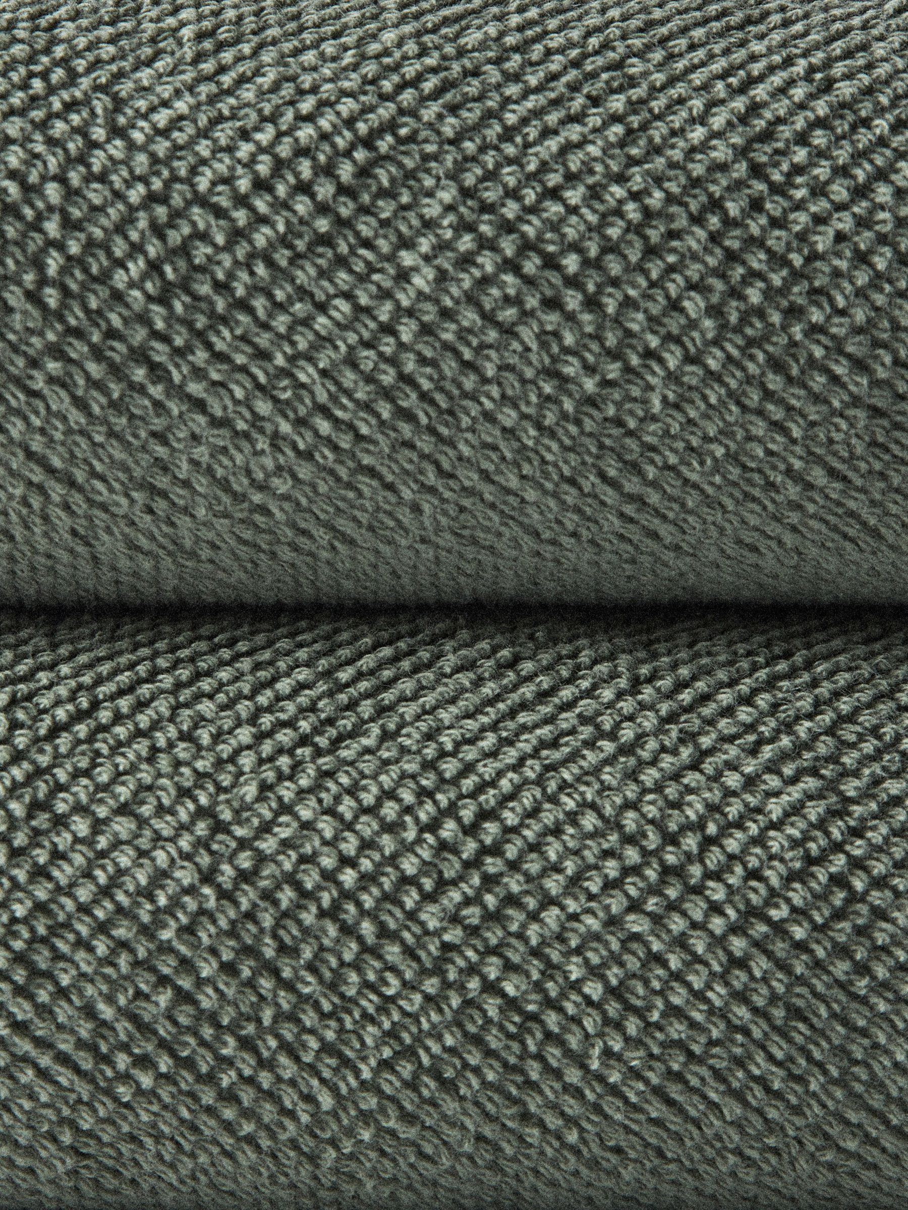 The Set 2 Pack Sage Green Popcorn Textured Bath Towels - Image 7 of 8