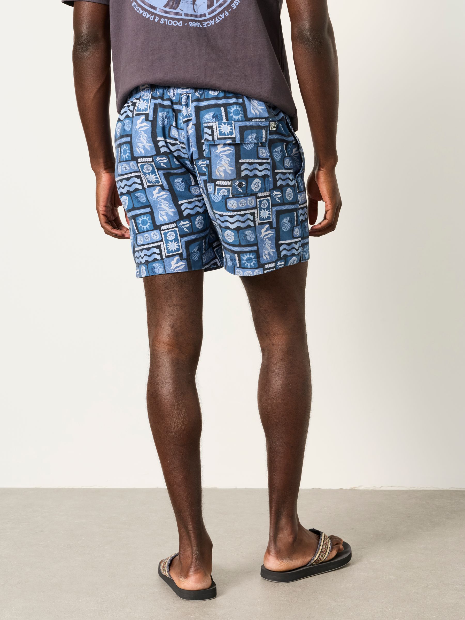 Navy MCS Tile Print Swim Short - Image 2 of 6
