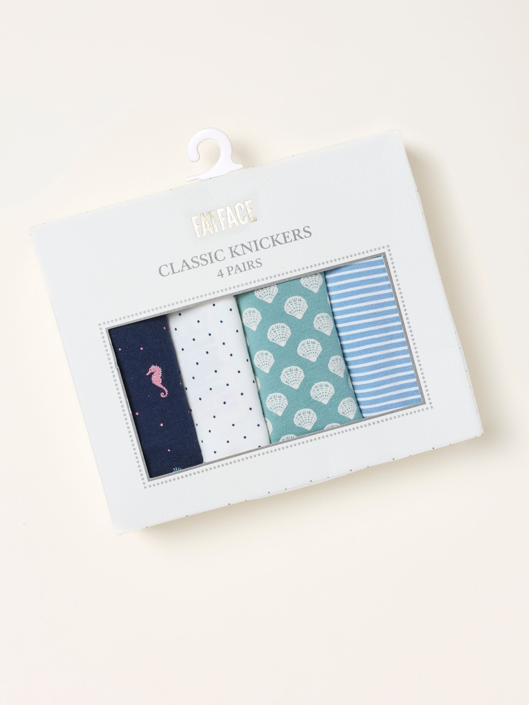 Multi 4 Pack Seahorse Classic Knickers - Image 1 of 2