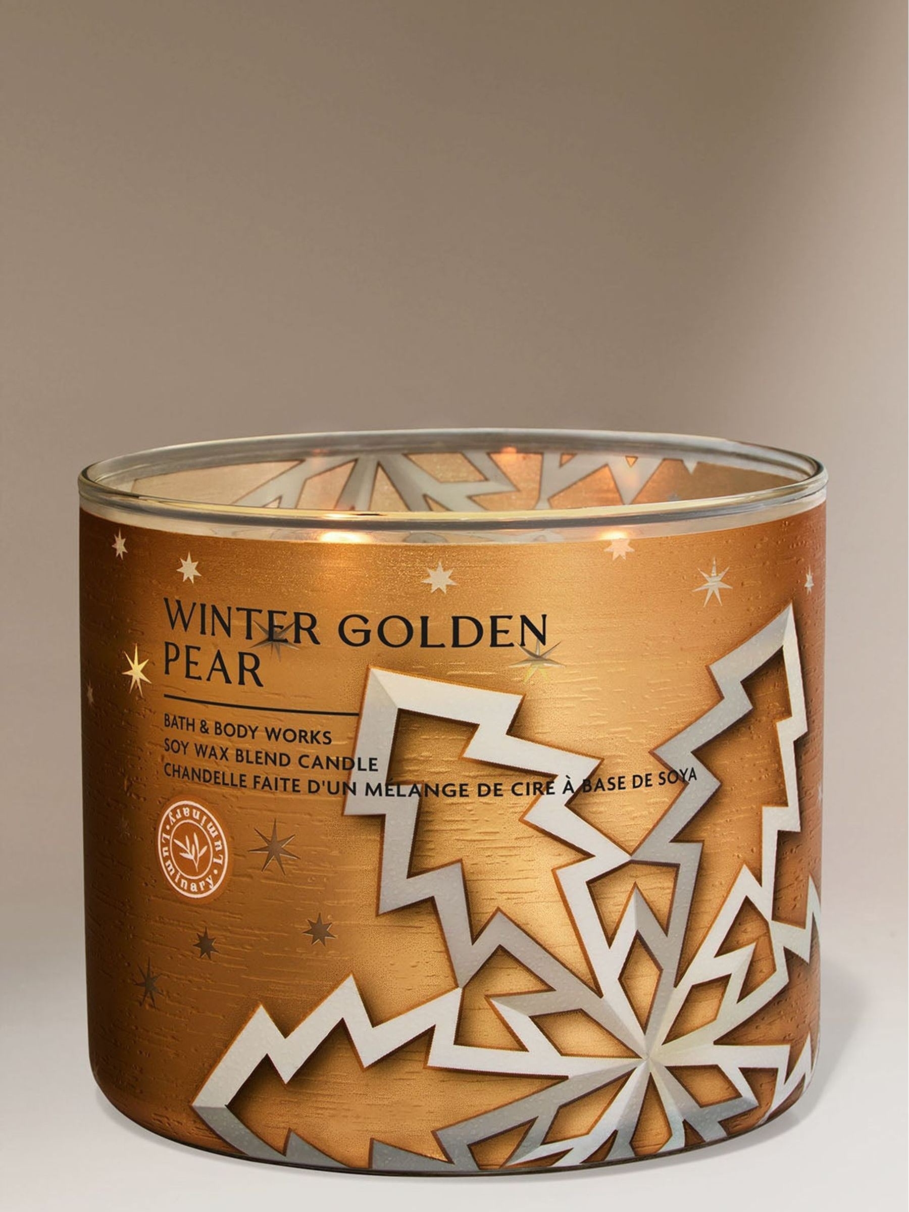 Winter Golden 3-Wick Candle 411g - Image 2 of 2