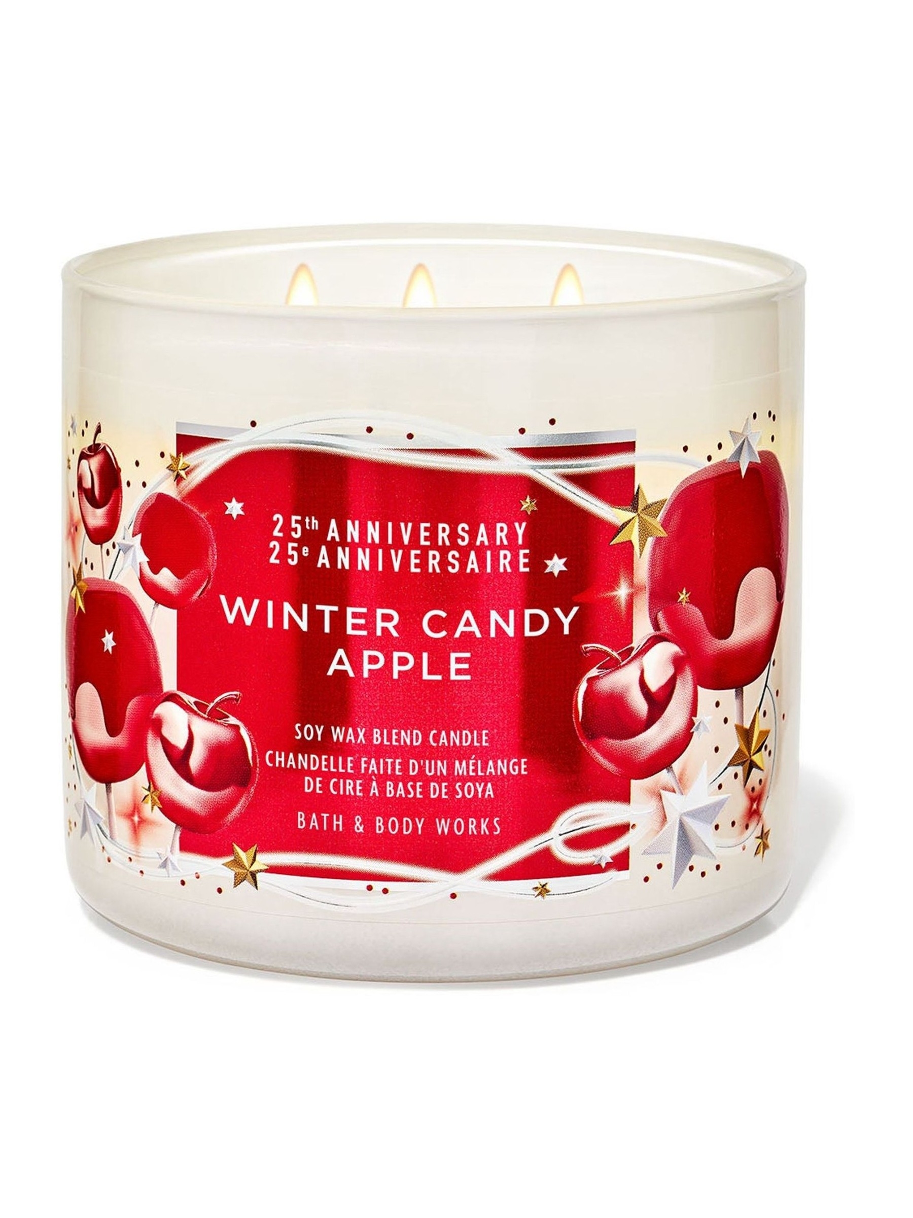 Winter Candy Apple 3-Wick Candle 411g - Image 1 of 1