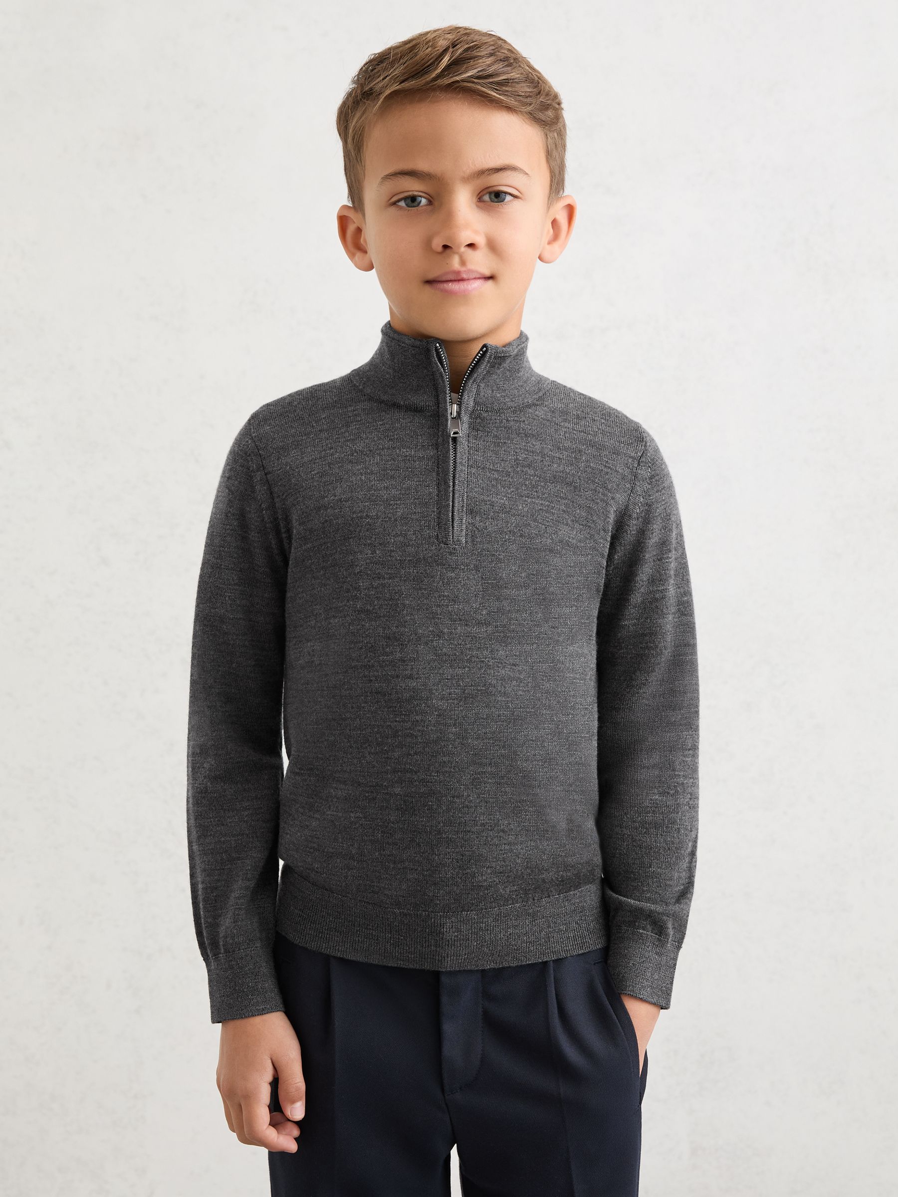 Jumper in Derby Grey Melange - Image 1 of 5
