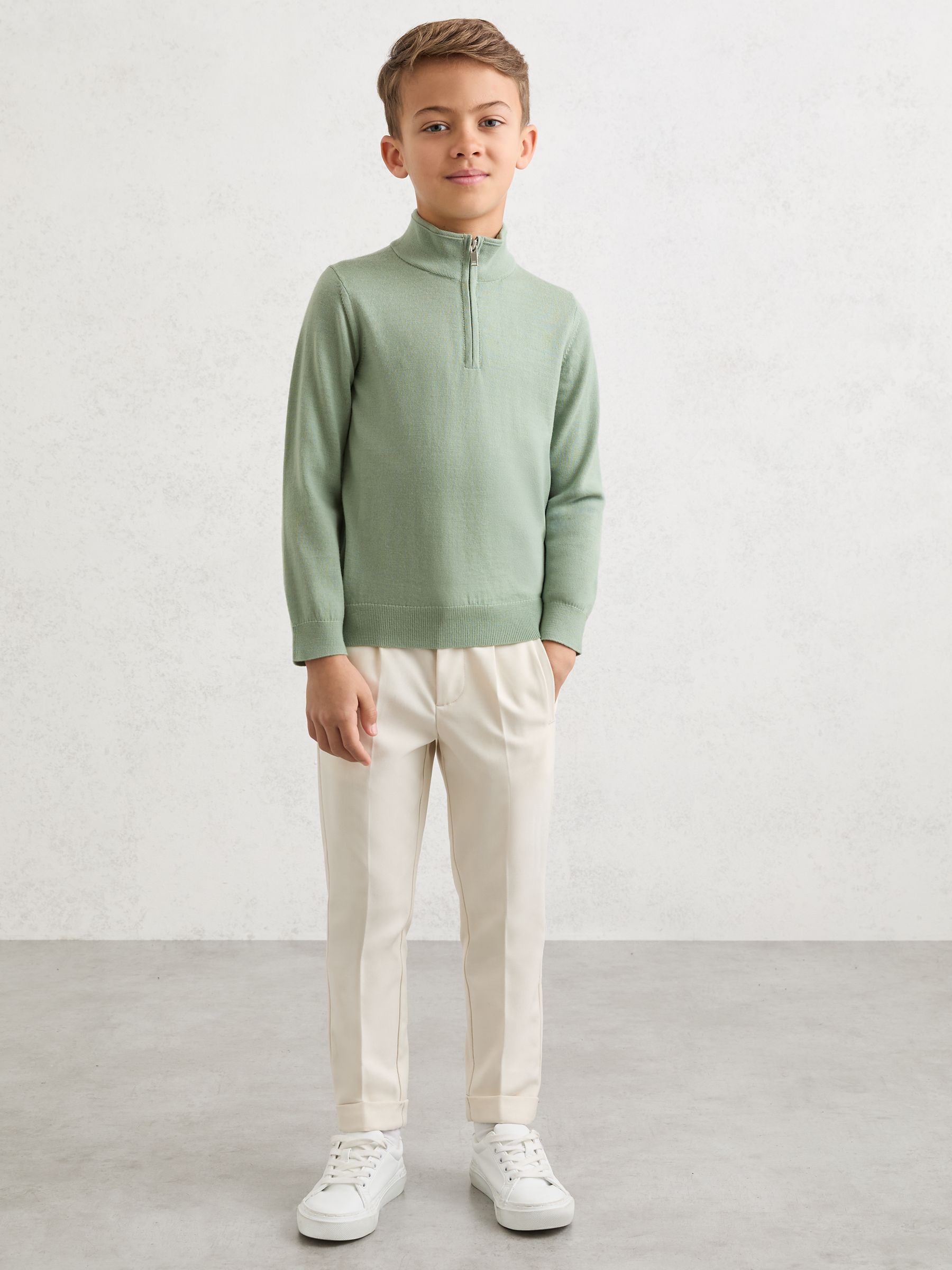 Jumper in Light Sage Green - Image 1 of 5