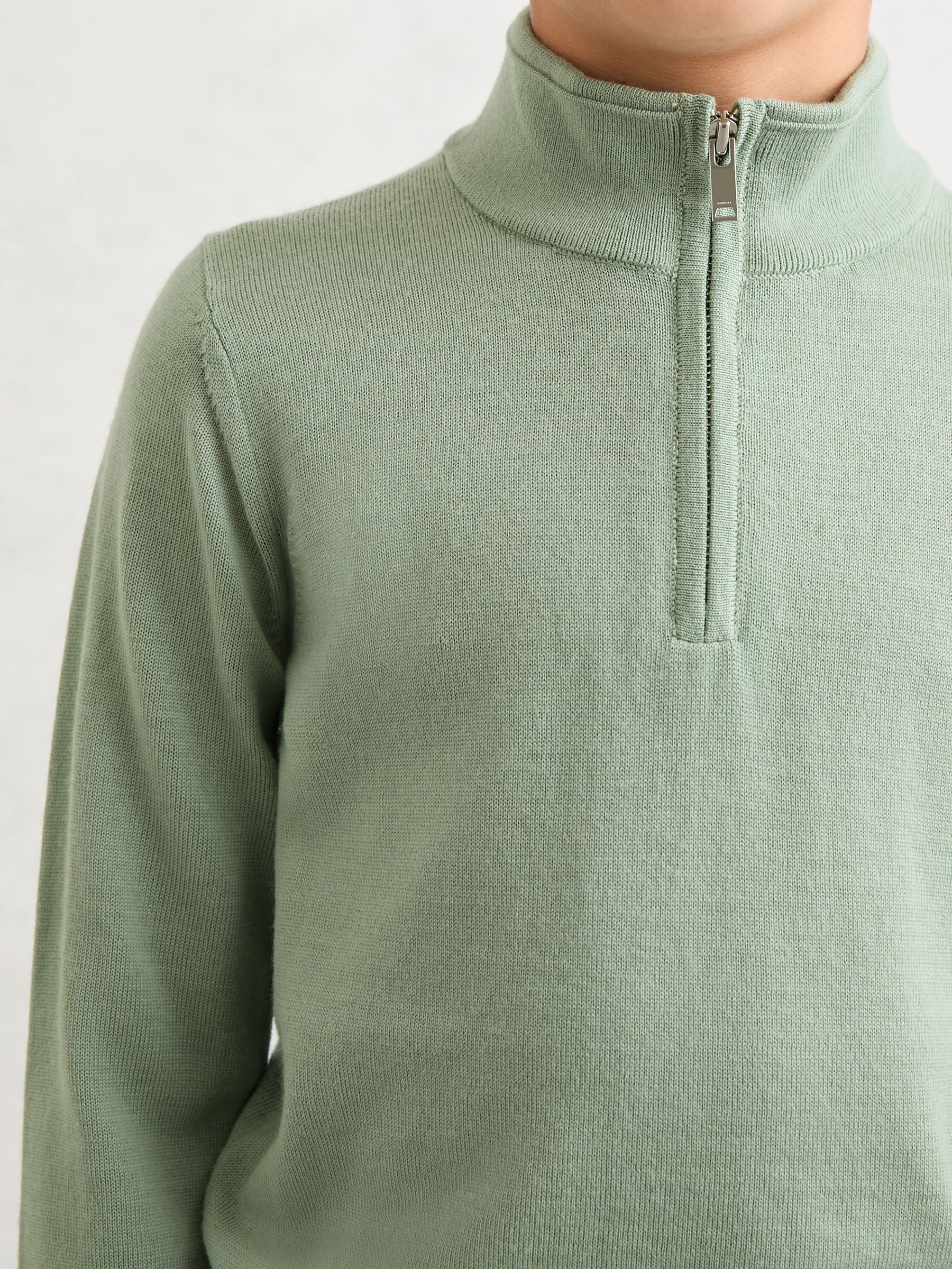 Jumper in Light Sage Green - Image 4 of 5