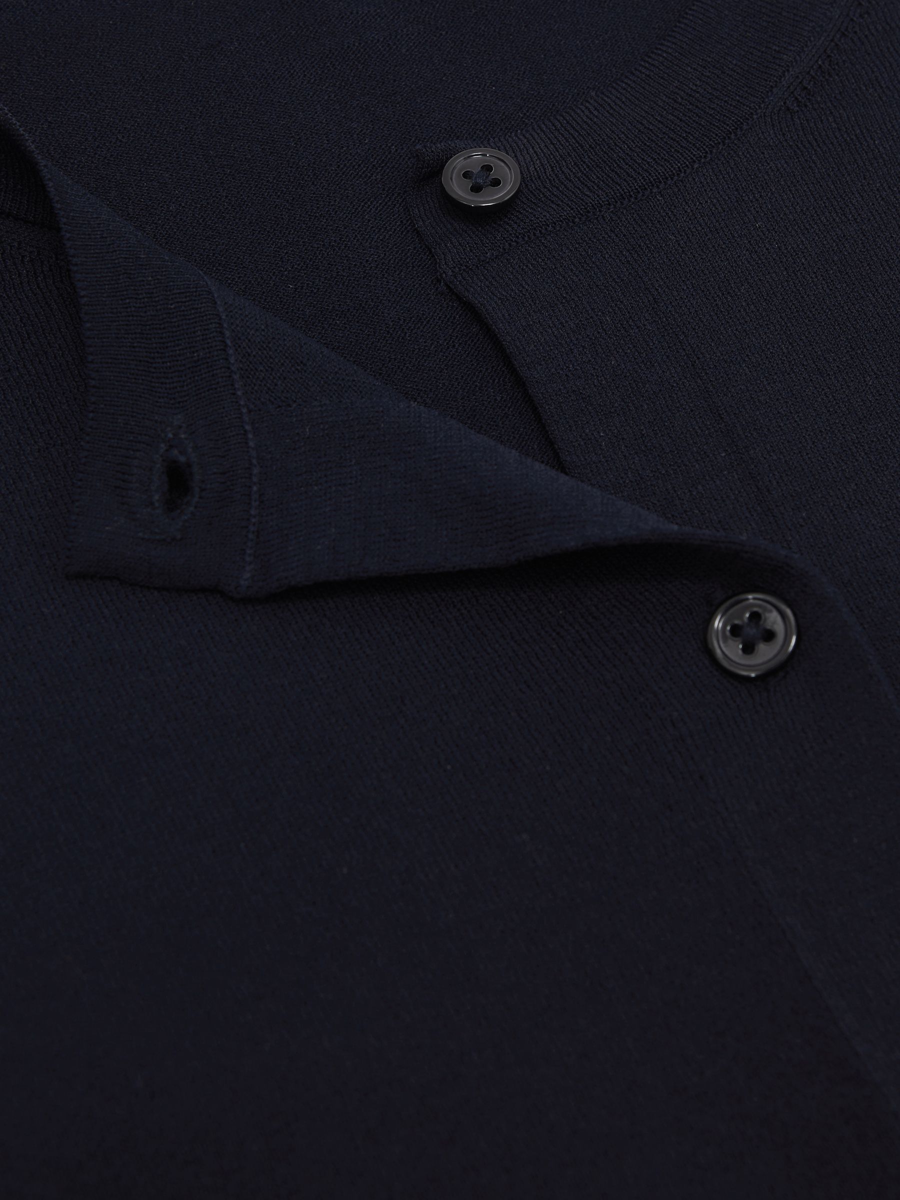 Lightweight Cropped Cardigan in Navy - image 3