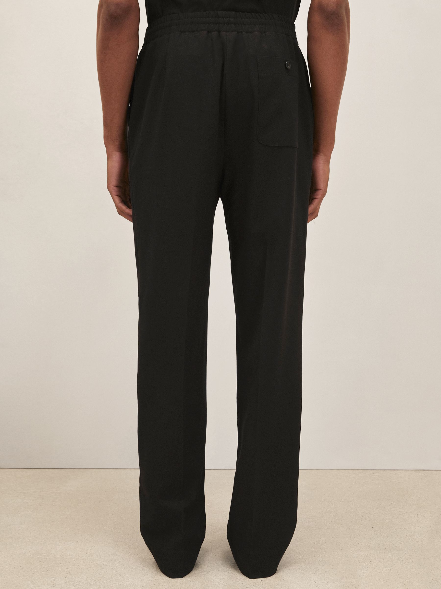 Reiss | Royal Ballet Kalhoty s širokými nohavicemi v černém - Obrázek 5 z 6