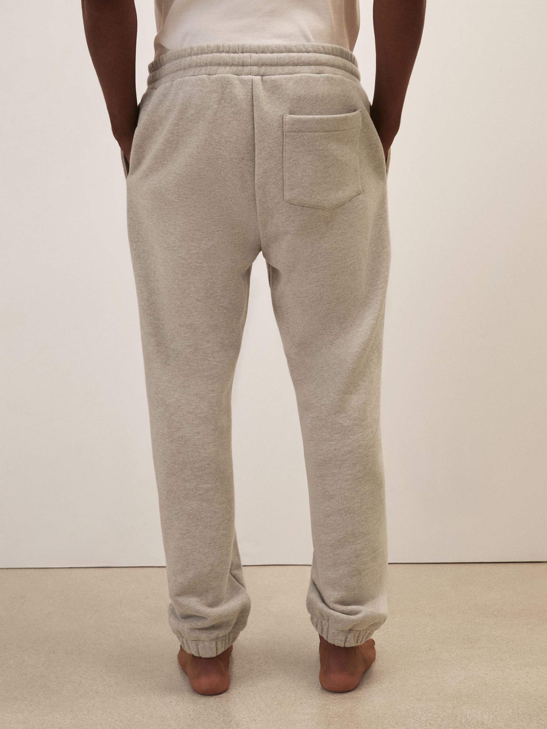 Reiss | Royal Ballet Cuffed Joggers in Grey Melange - image 5