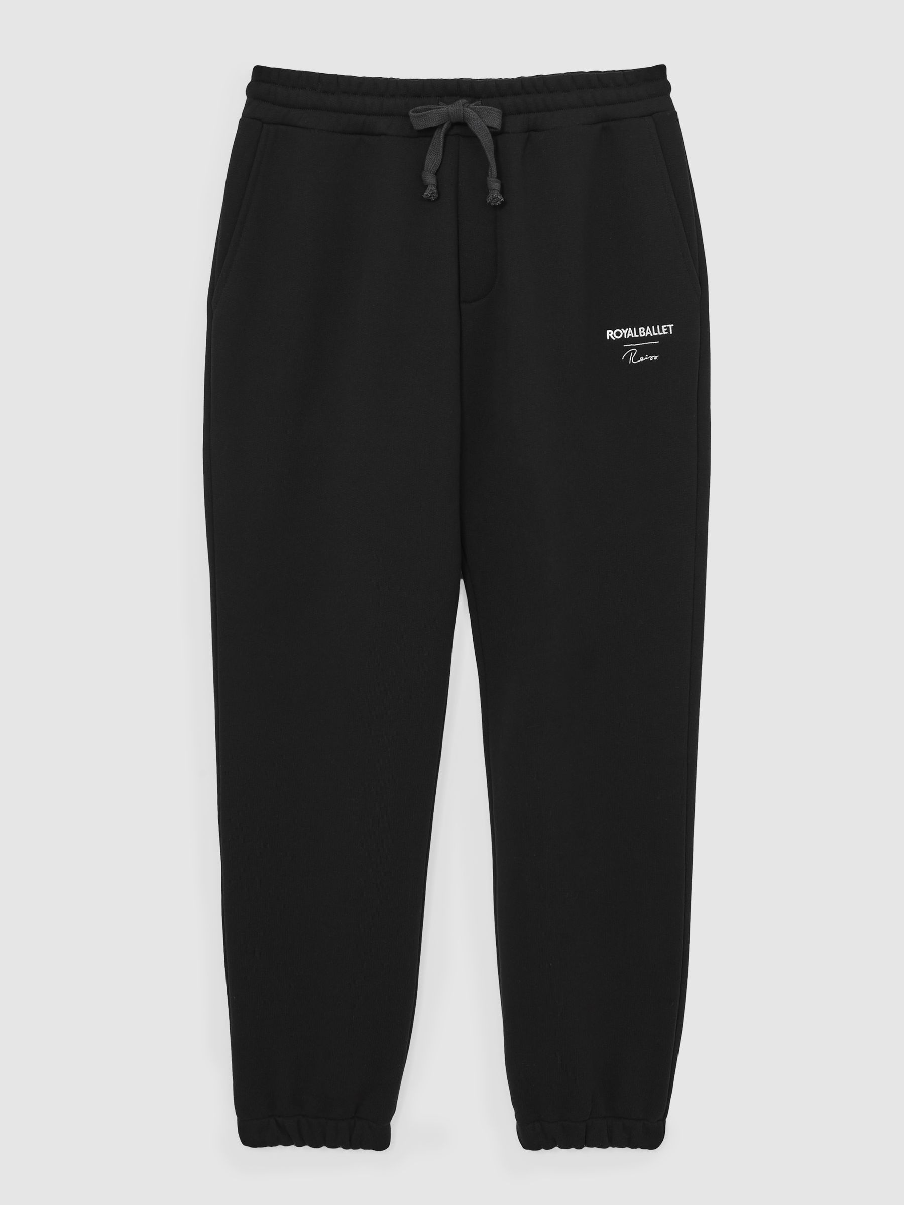 Reiss | Royal Ballet Cuffed Joggers in Washed Black - image 1