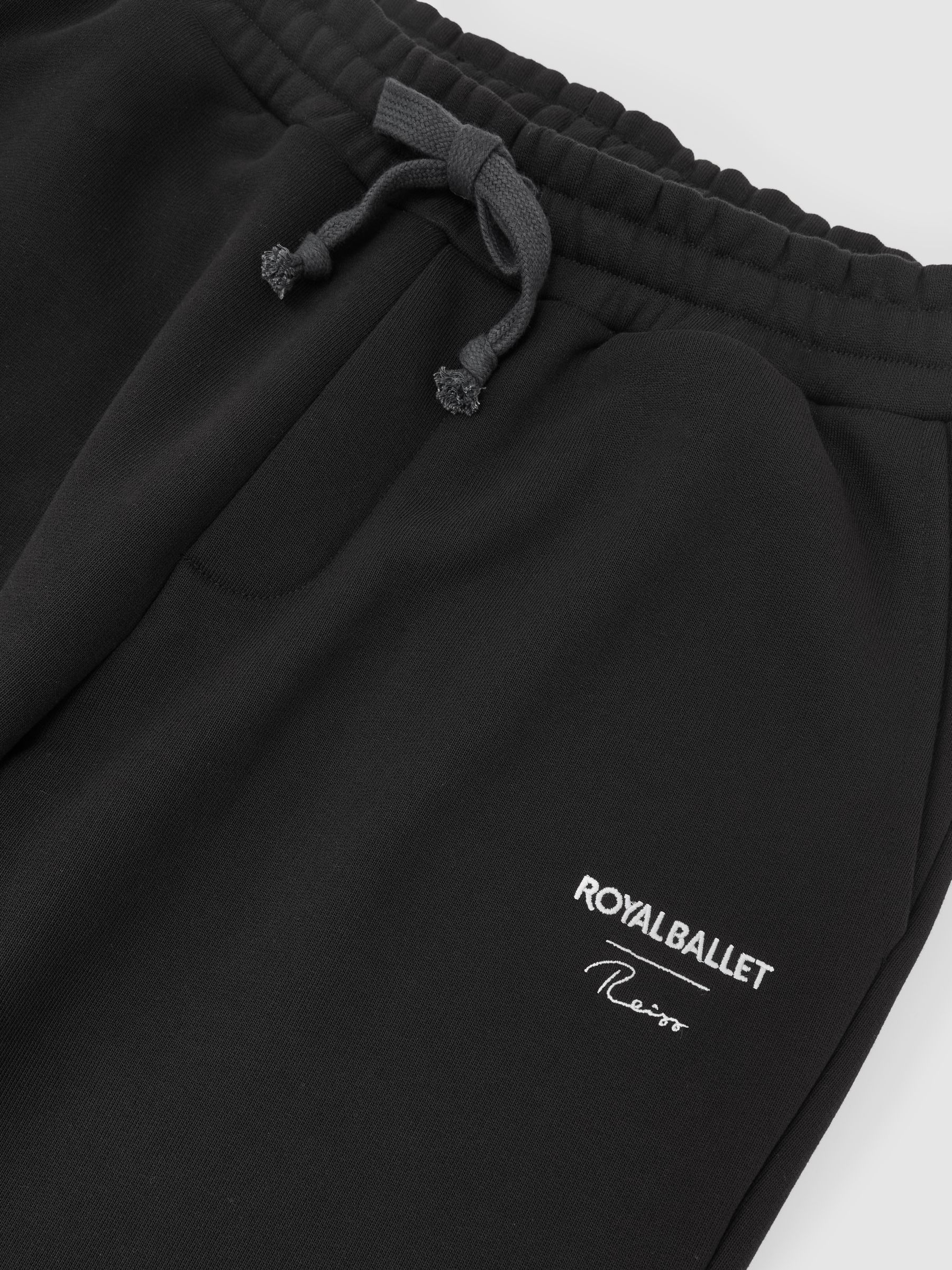 Reiss | Royal Ballet Cuffed Joggers in Washed Black - image 3