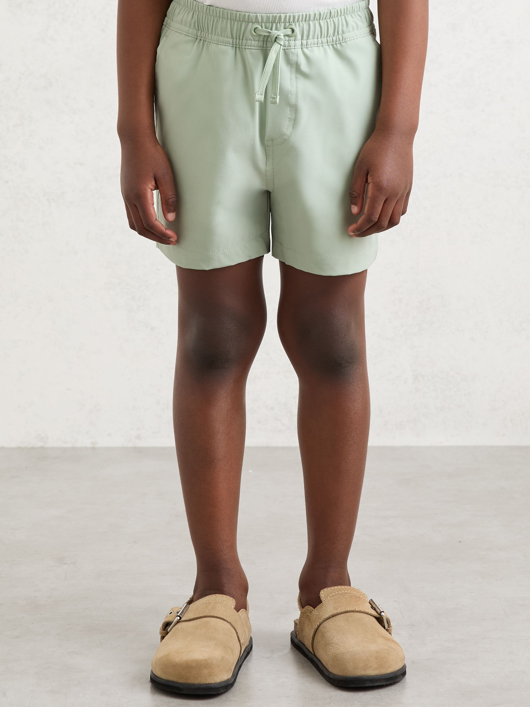 3-9 yrs Drawstring Swim Shorts in Mint Green - Image 4 of 6