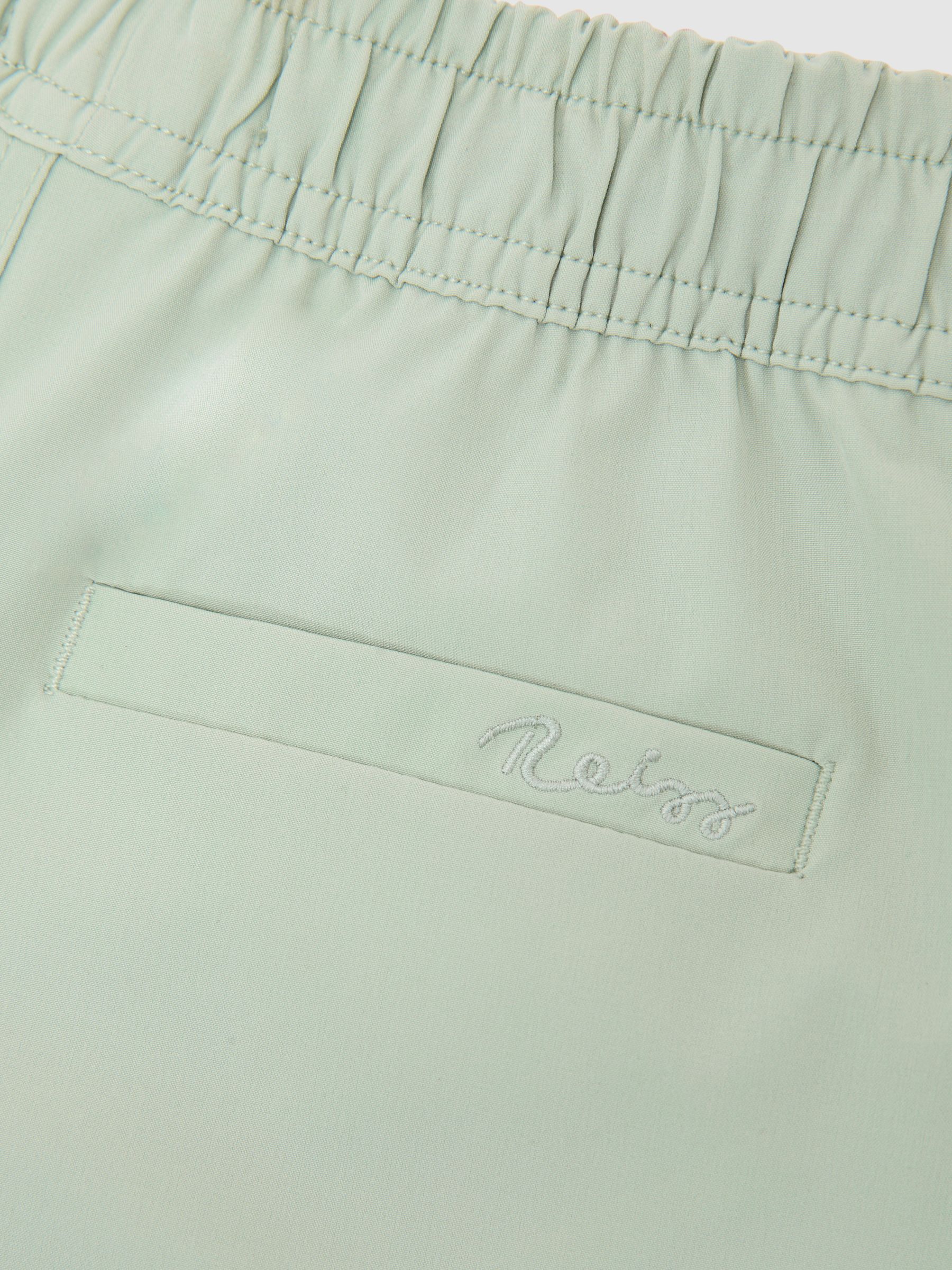 3-9 yrs Drawstring Swim Shorts in Mint Green - Image 6 of 6