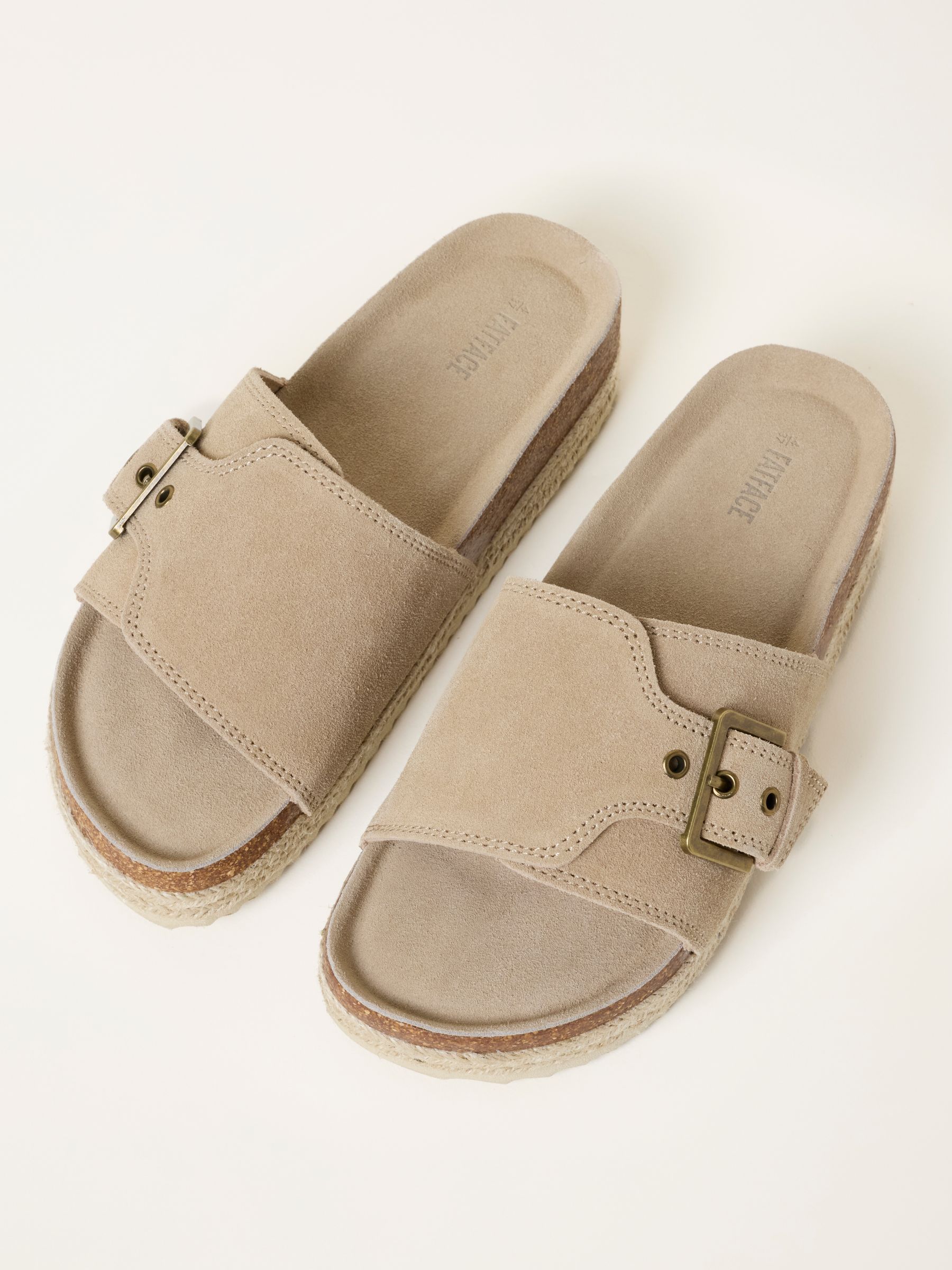 Natural Layne Leather Flatform Sandal - Image 6 of 6