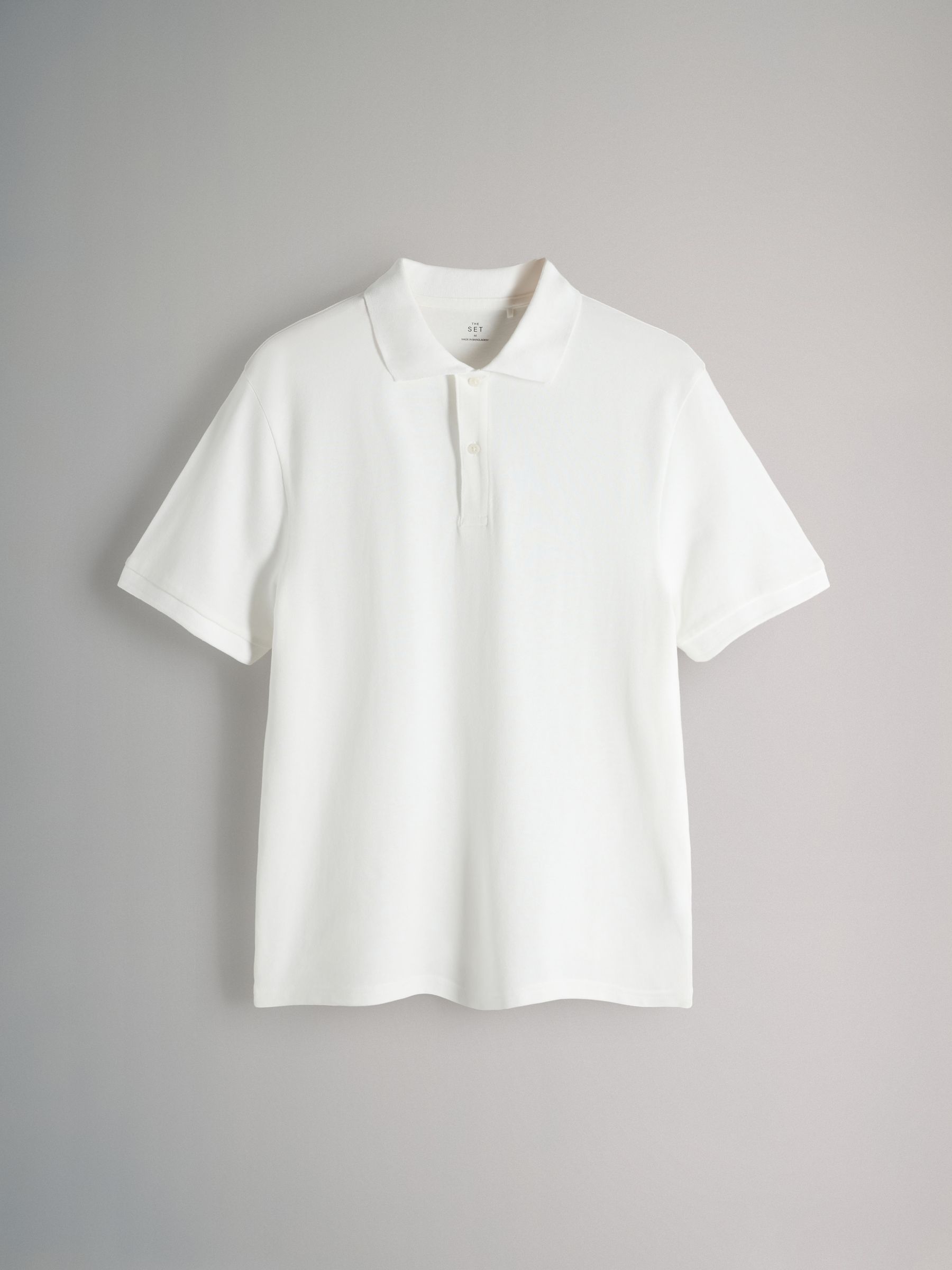 3 Pack Cotton Pique Polos Navy/White - Image 3 of 6