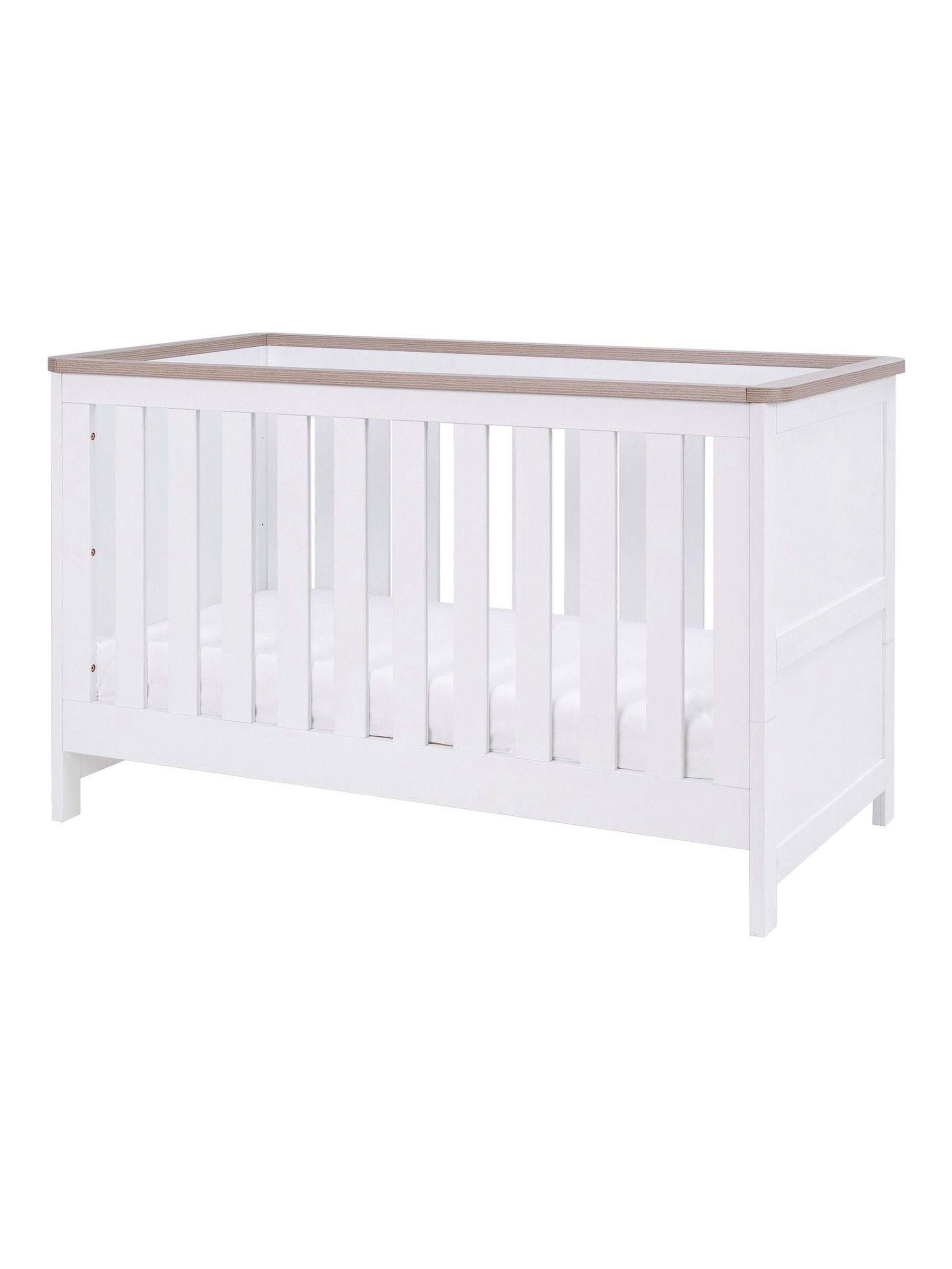 Tutti Bambini White  Oak Verona Cot Bed - Image 2 of 6