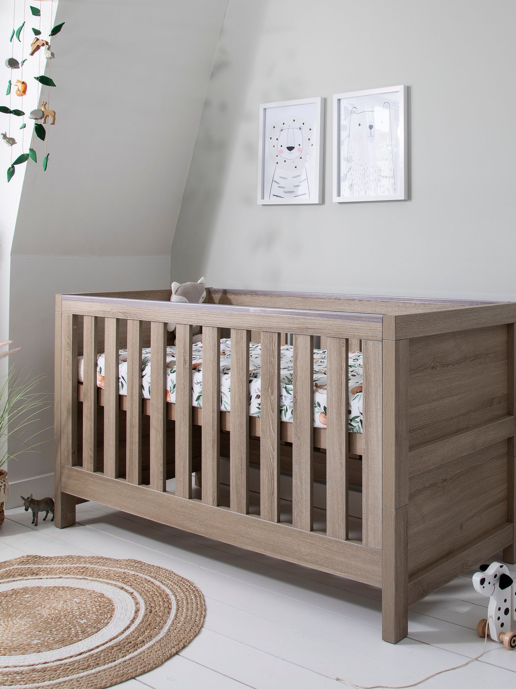Tutti Bambini Oak Modena 3 in 1 Cot Bed - Image 1 of 4 Tutti Bambini Oak Modena 3 in 1 Cot Bed - Image 1 of 4