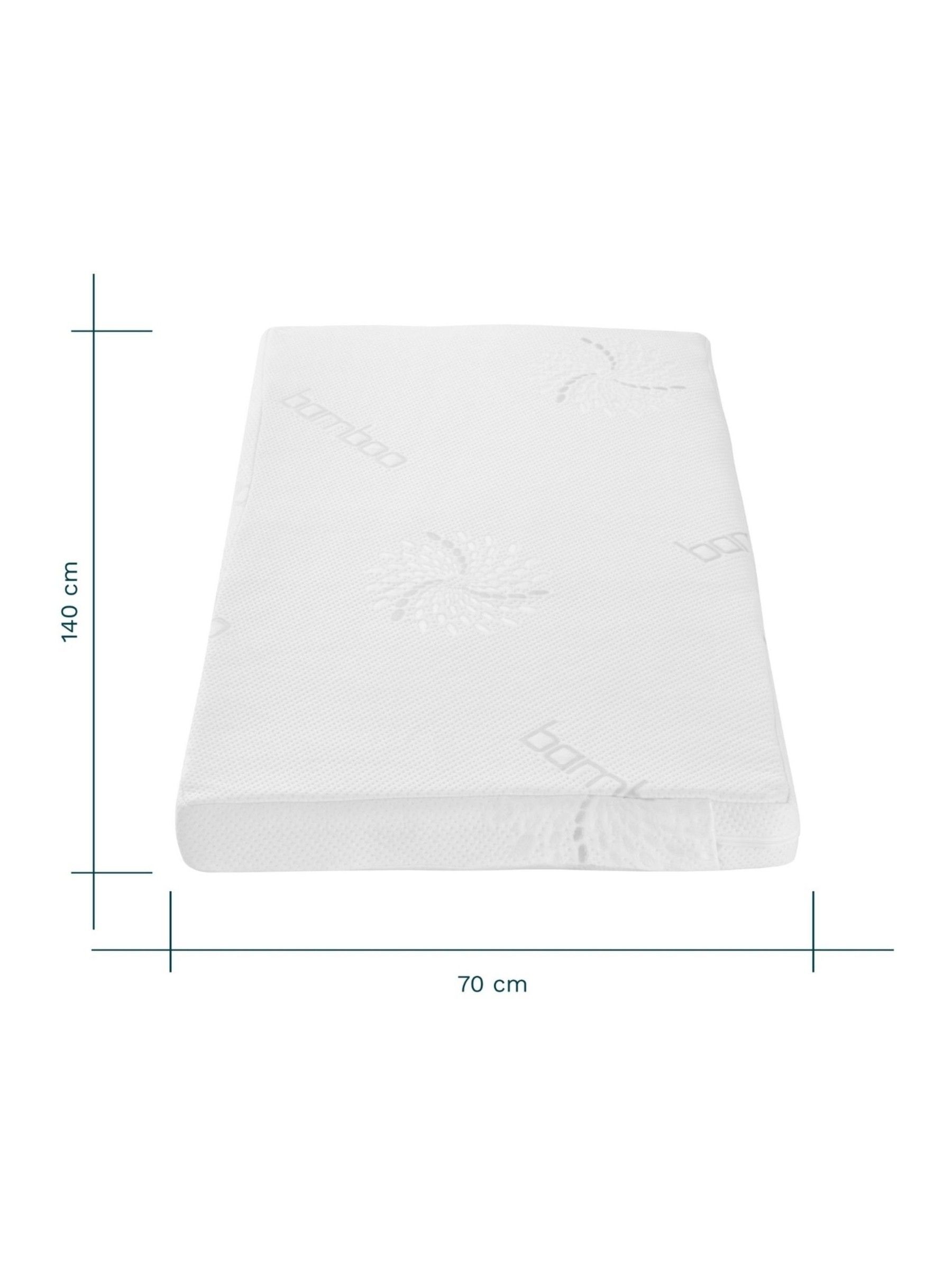 Tutti Bambini No Colour Natural Coir Fibre Cot Bed Mattress - Image 4 of 4