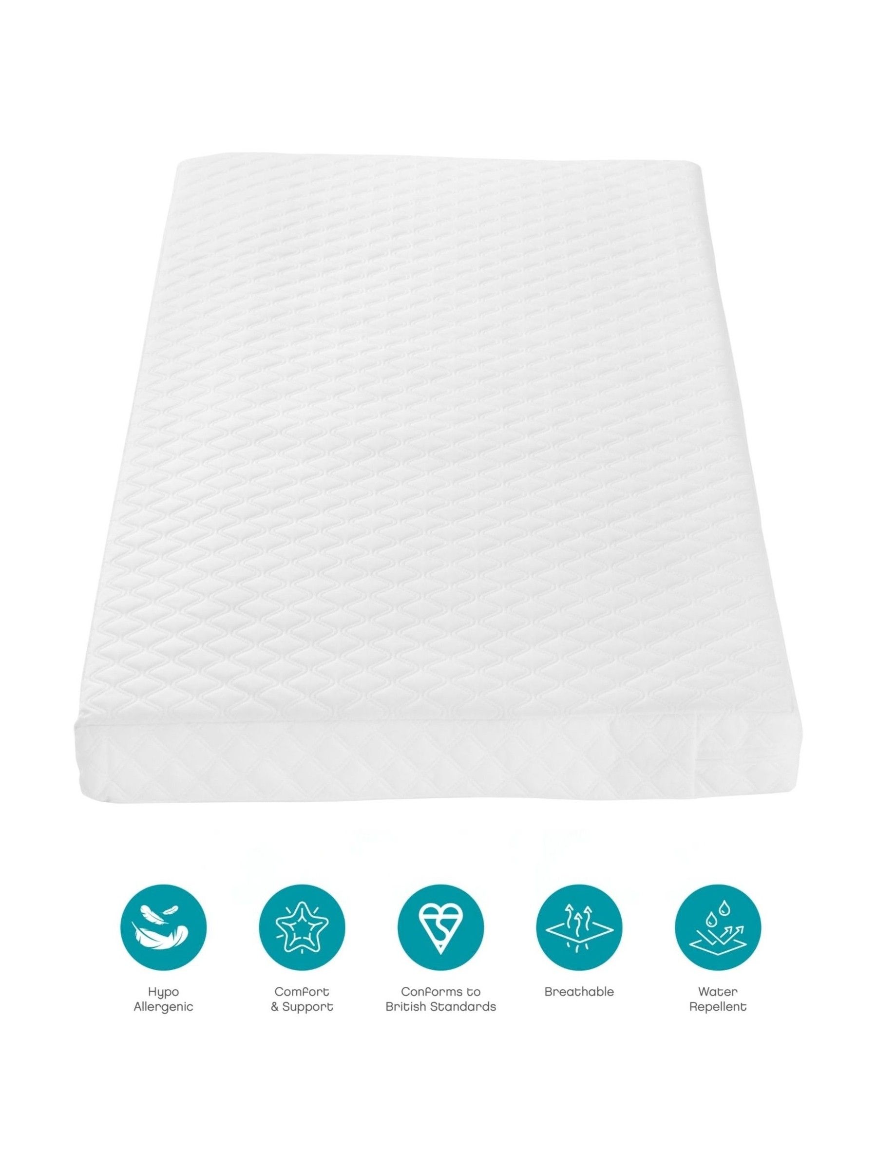 Tutti Bambini No Colour Sprung Cot Bed Mattress - Image 2 of 4