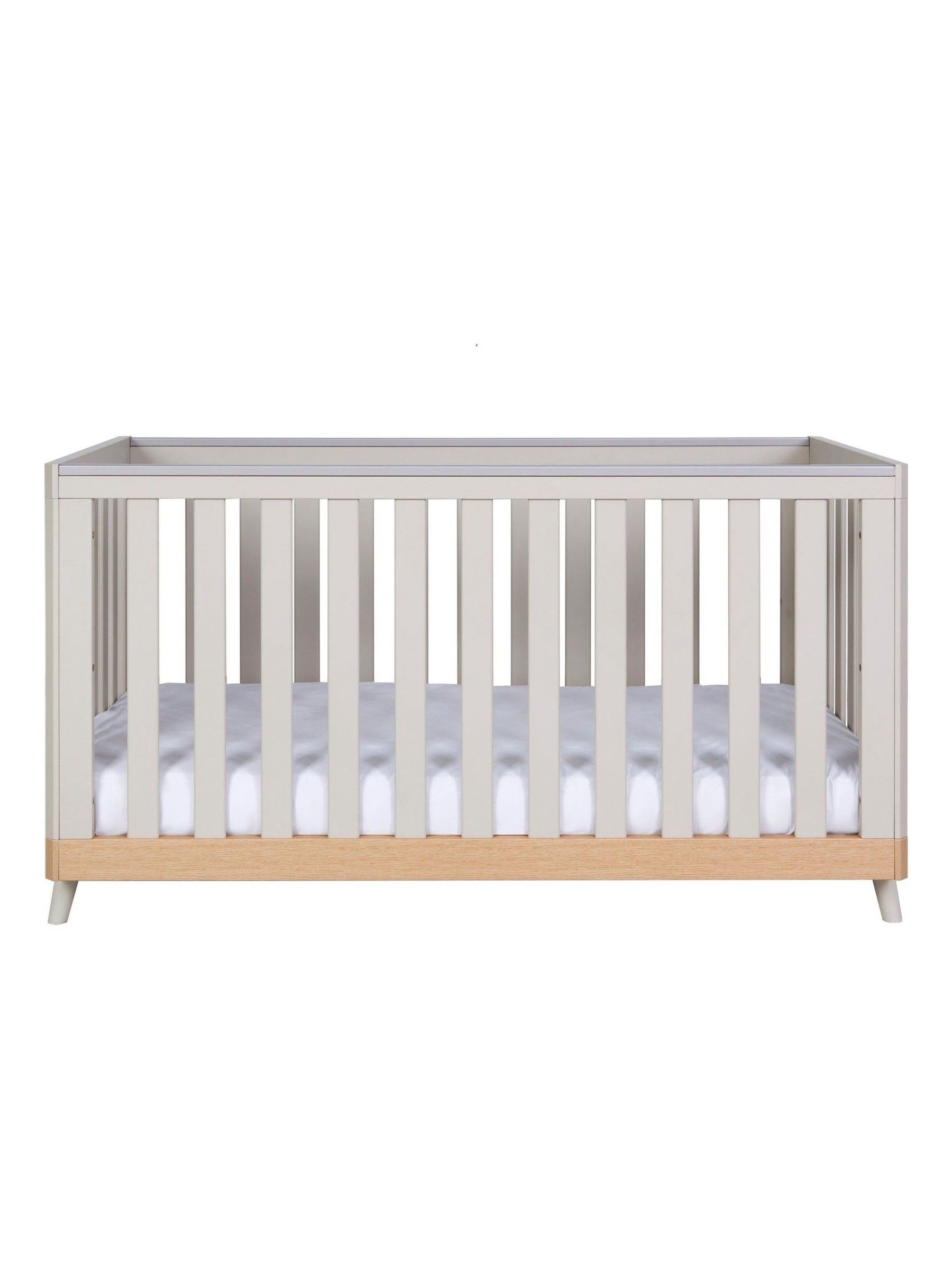Tutti Bambini Light Oak White Sand Hygge Cot Bed - Image 6 of 6