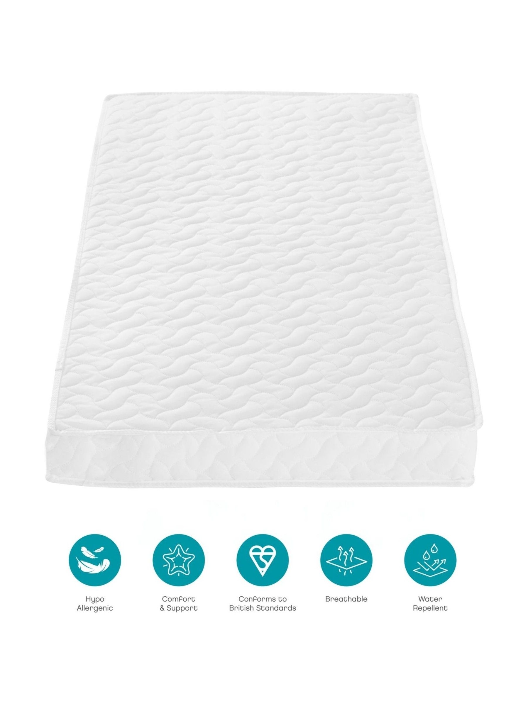Tutti Bambini No Colour Pocket Sprung Cot Bed Mattress - Image 1 of 4