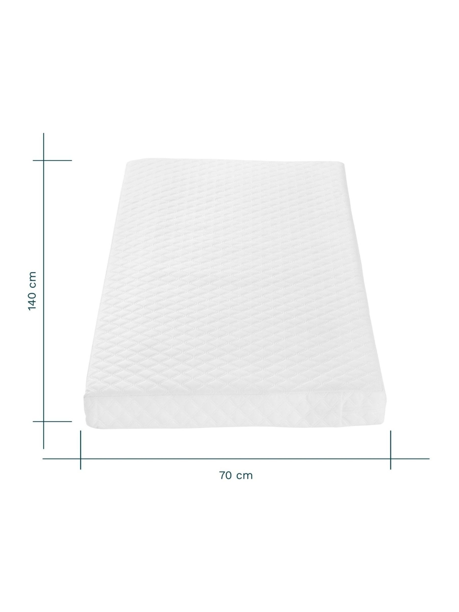 Tutti Bambini No Colour Pocket Sprung Cot Bed Mattress - Image 4 of 4