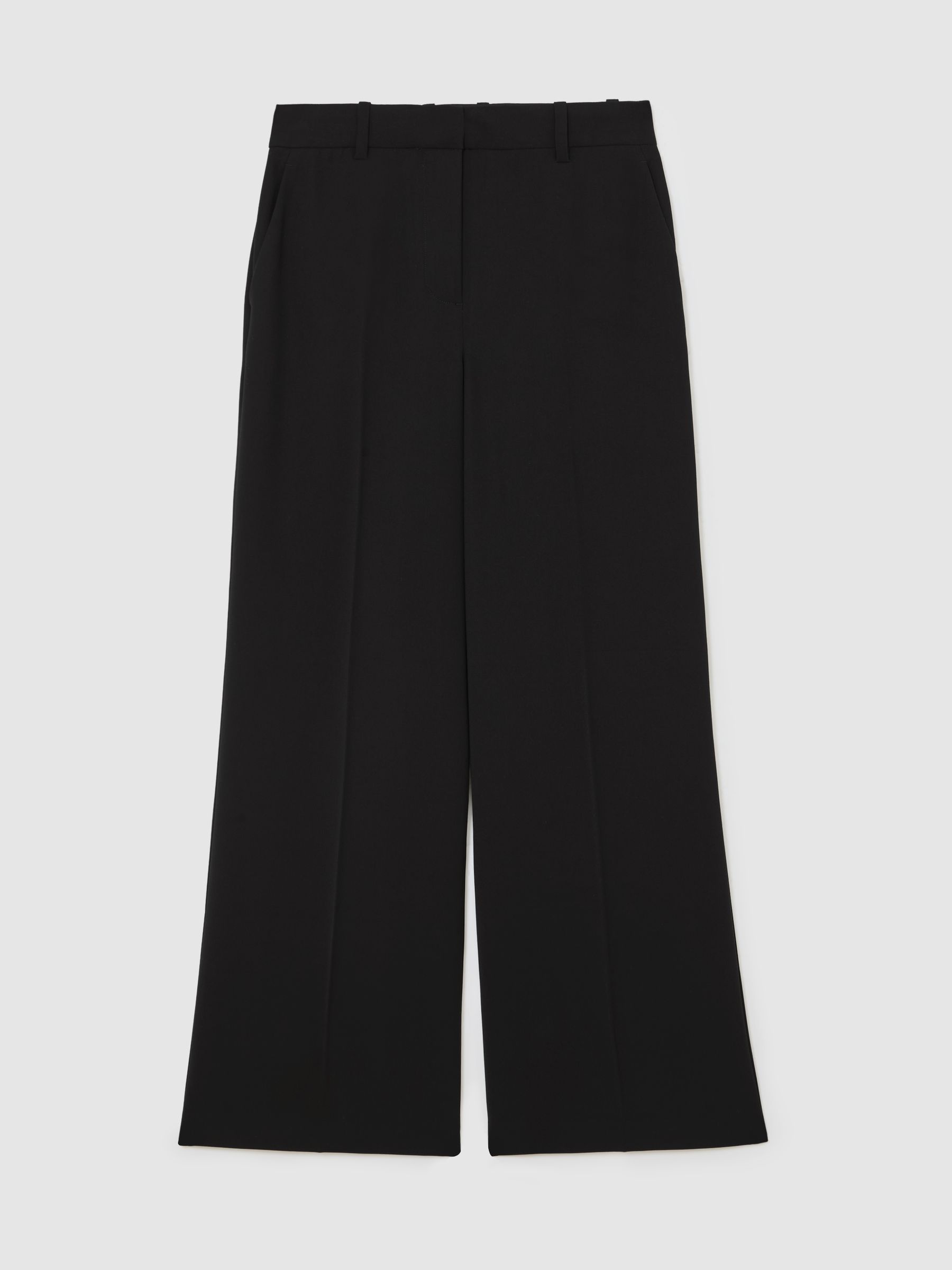Pantalon large petite taille en noir - Image 2 de 7