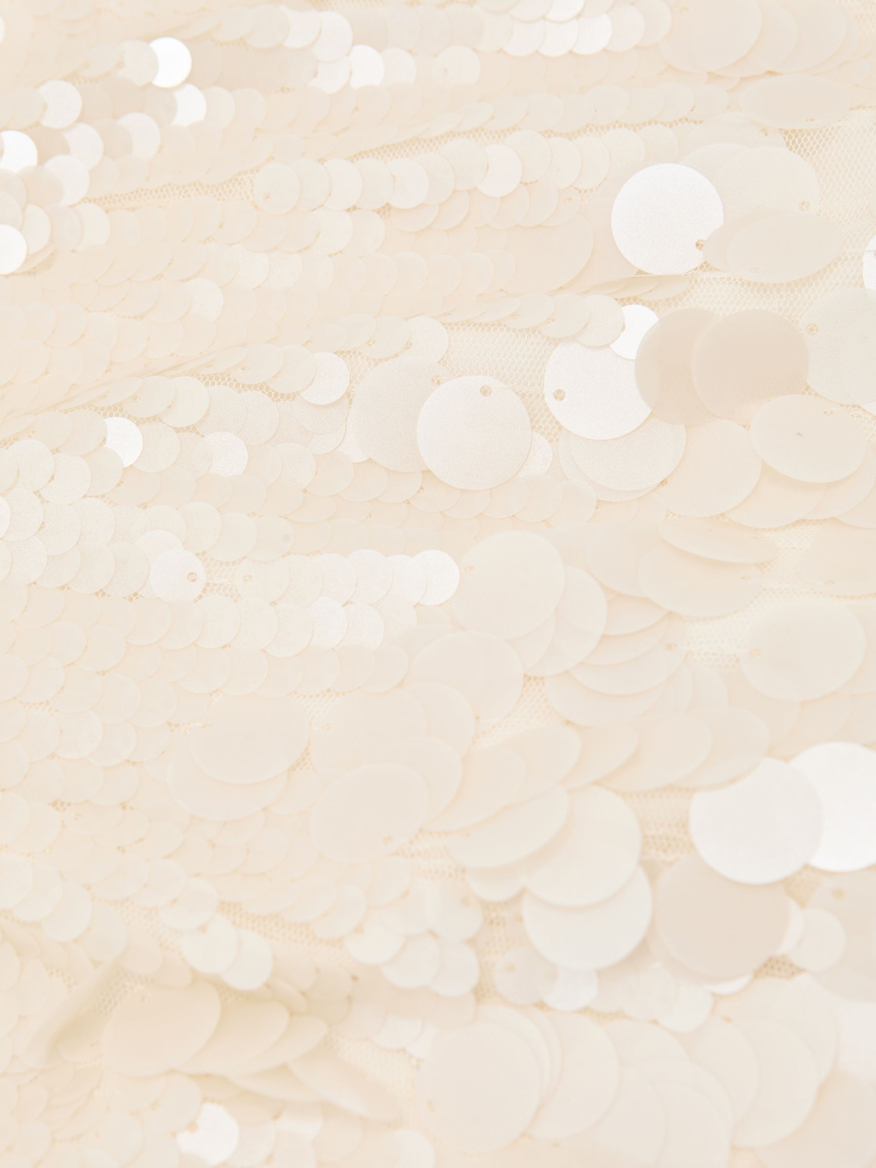 Sequin Mini Skirt in Cream - image 2
