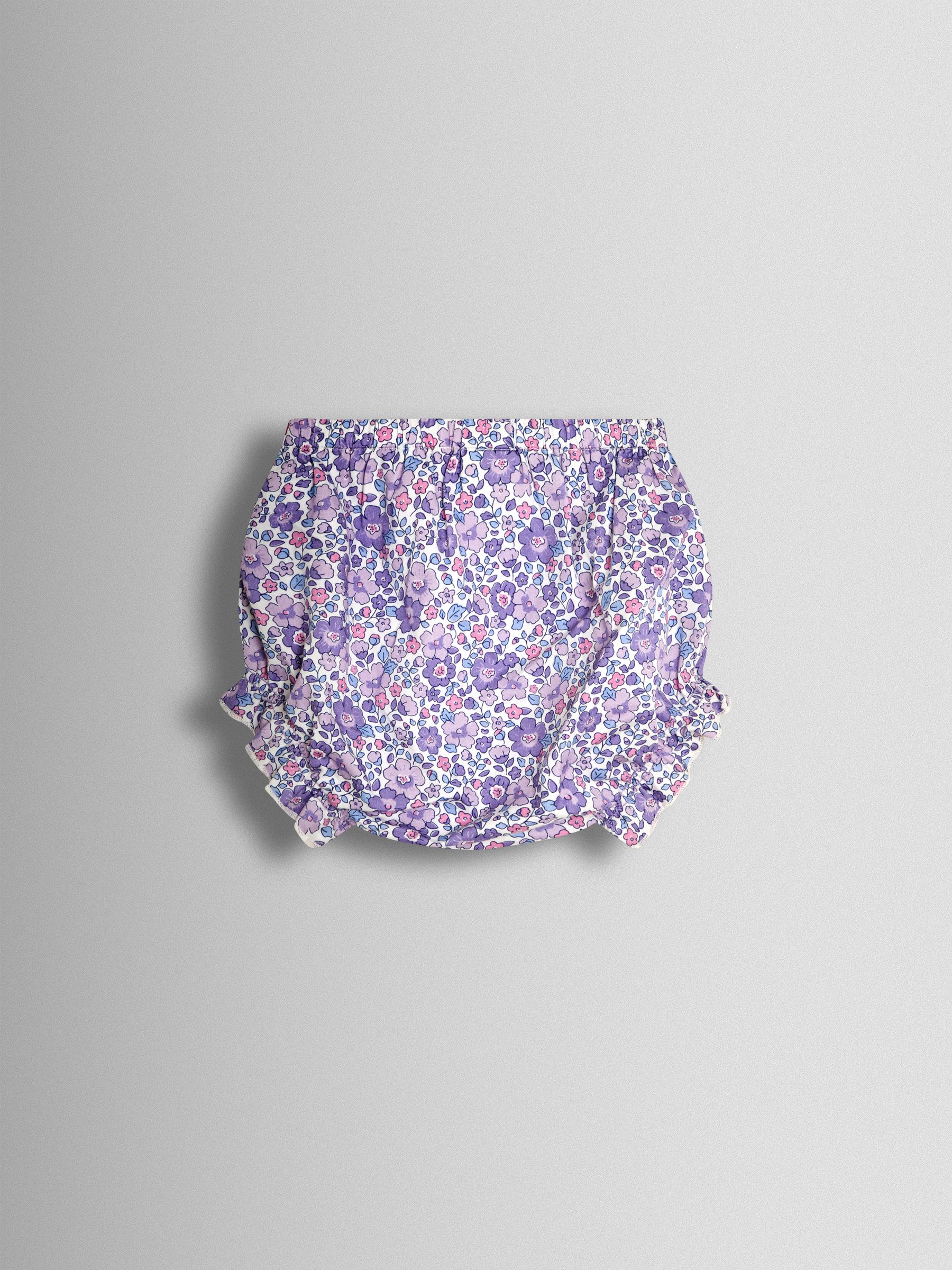 Lilac Floral Broderie Collar Party Dress - Image 6 of 7