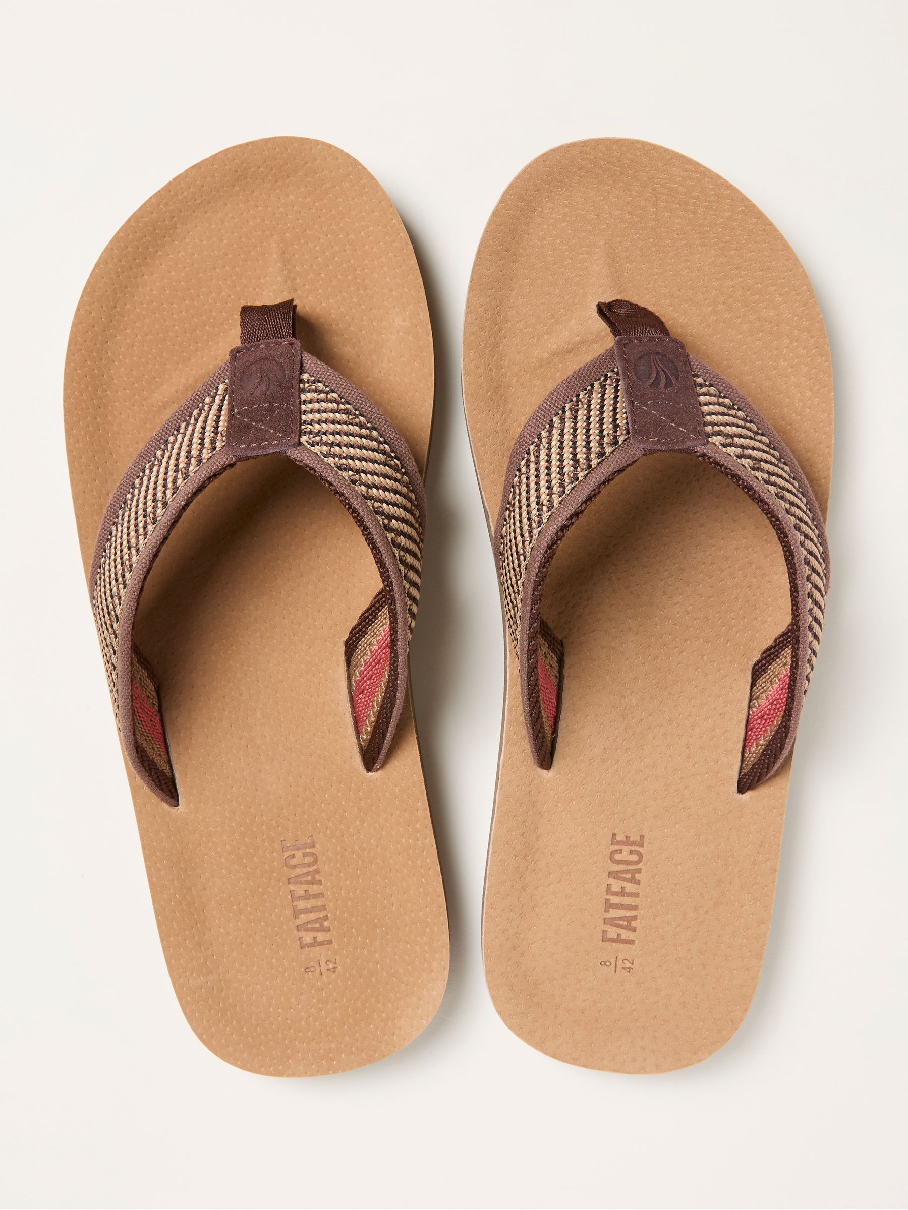 Brown Raffia Burcott Flip Flop - Image 2 of 3