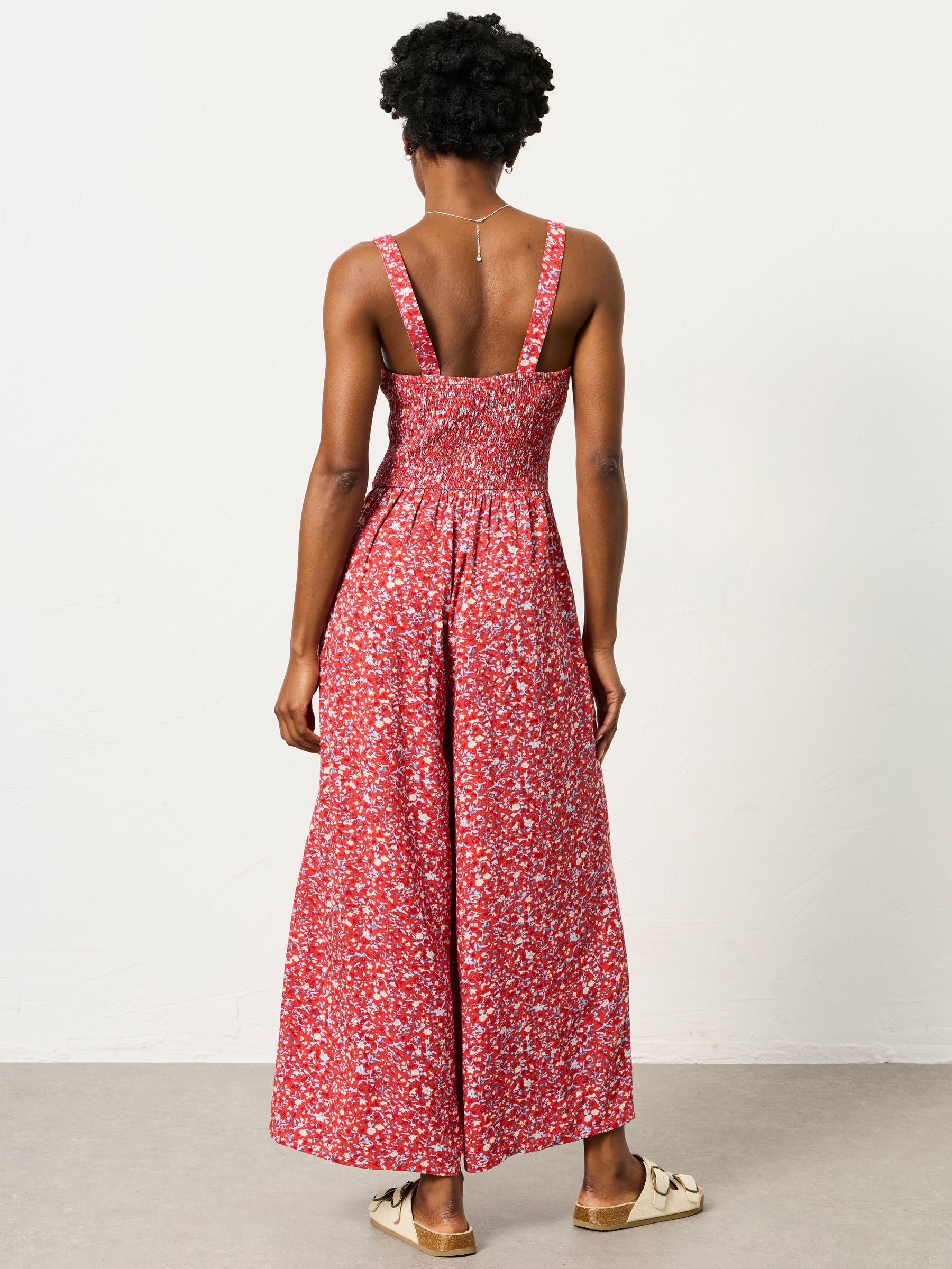 Red Surf Ditsy Petite Petite Ruby Jumpsuit - Image 2 of 6