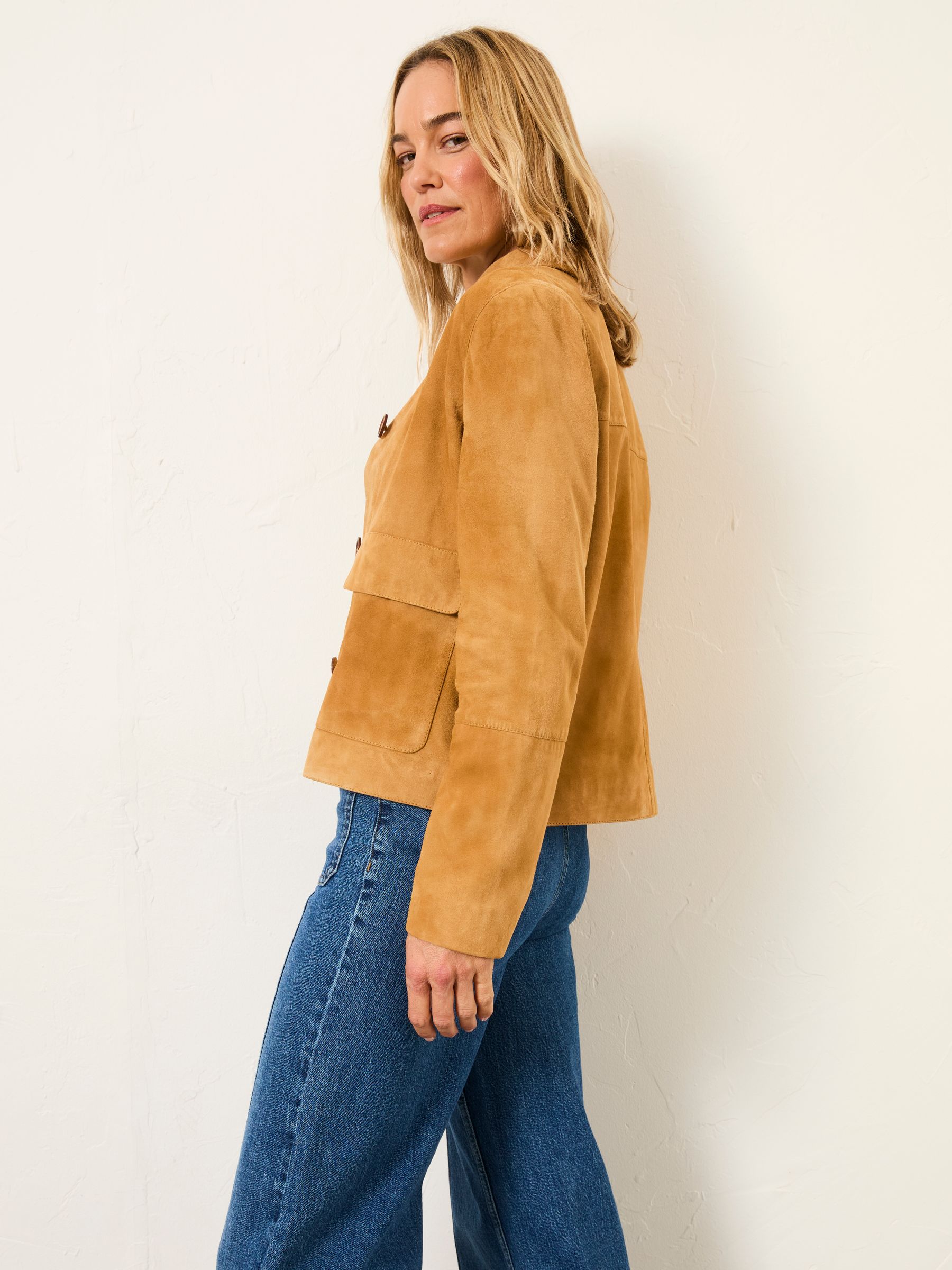 Eliza Stone Suede Jacket - Image 2 of 6