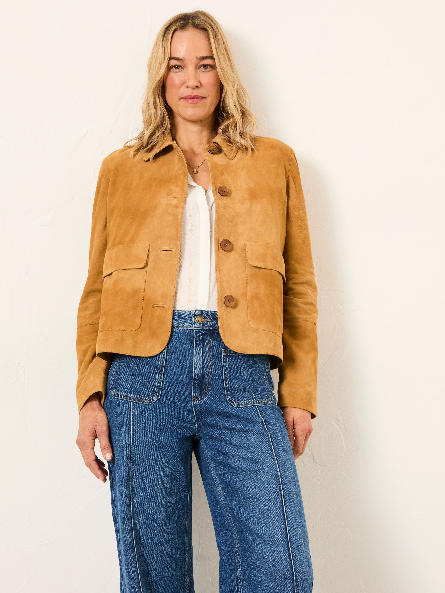 Eliza Stone Suede Jacket - Image 3 of 6