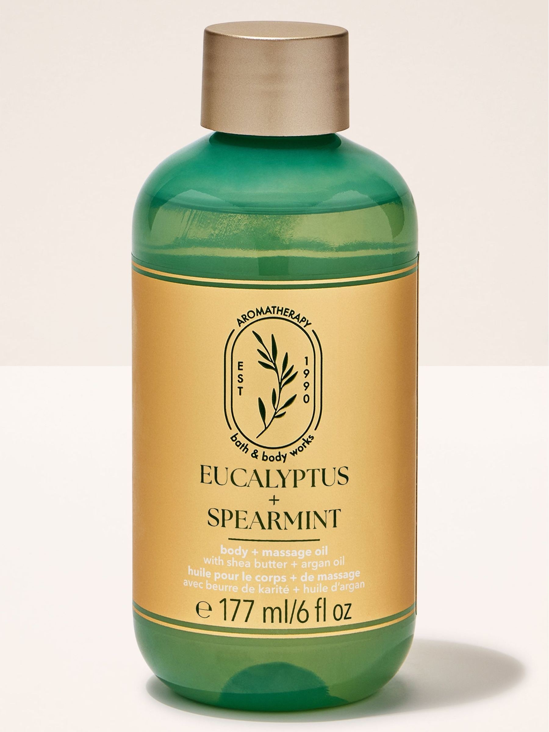Eucalyptus Spearmint Body and Massage Oil 118 ml - Image 1 of 2