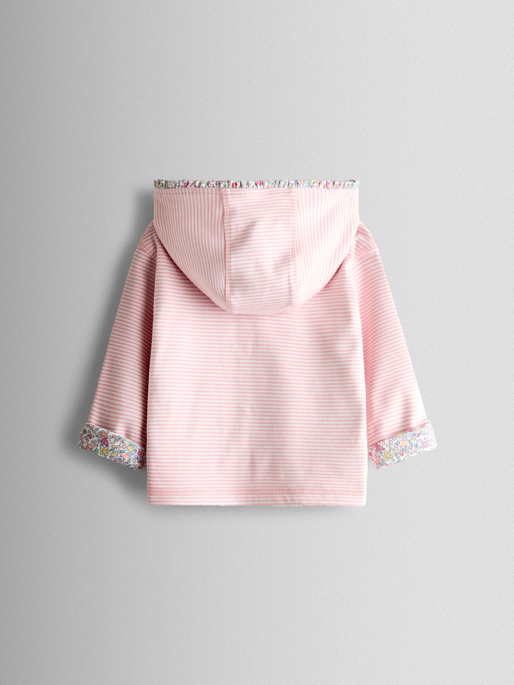 Light Pink Bunny Ditsy Reversible Hoodie - Image 3 of 9