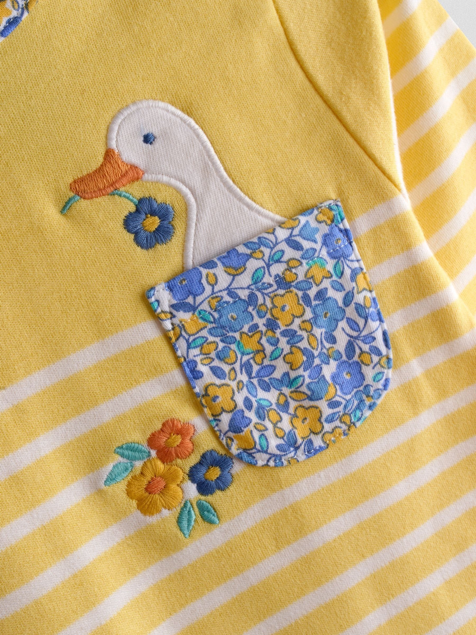 Light Yellow Duck Pocket Breton Top - Image 4 of 5