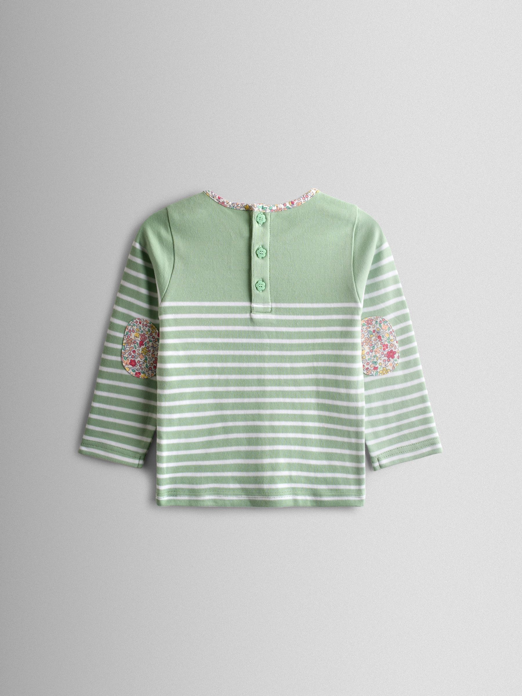 Light Green Cherry Breton Top - Image 2 of 5