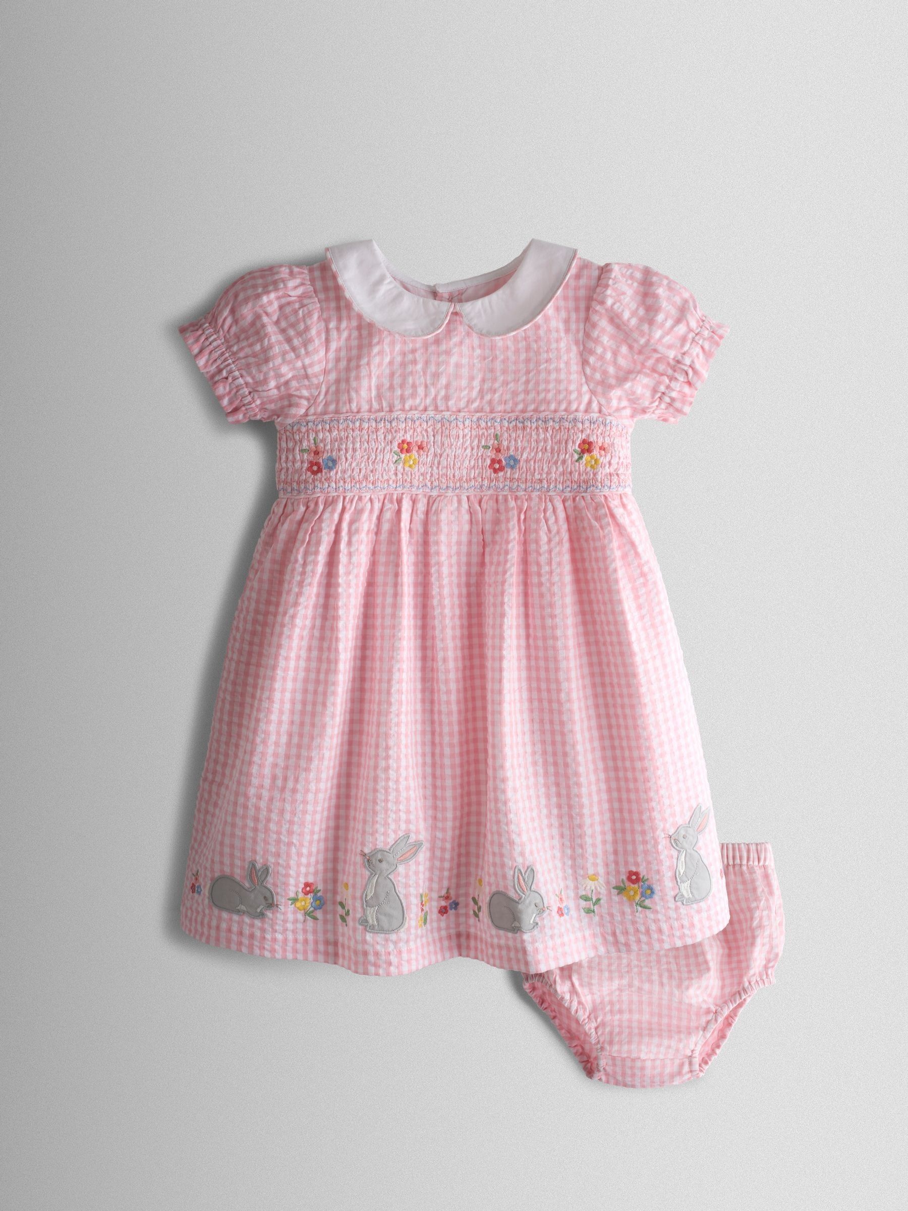 strapless open back dress Black & Pink Polka Dot Swing Dress – ModCloth main image 0