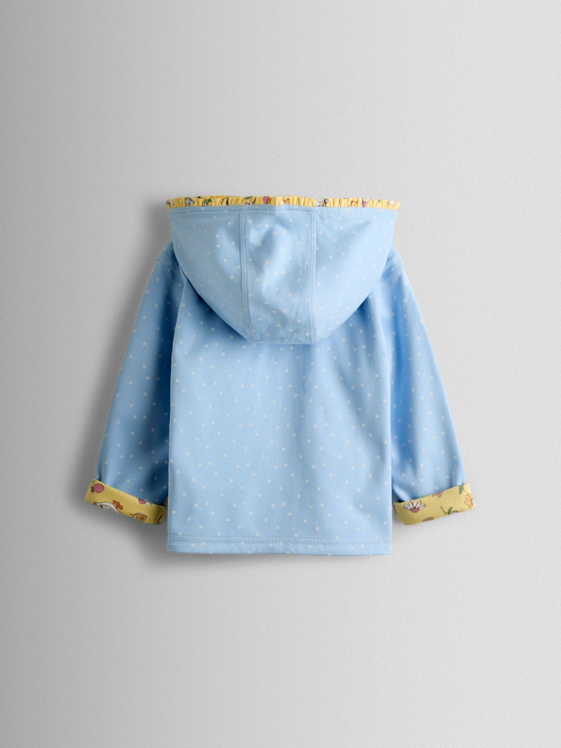 Light Yellow Yellow Duck and Bunny Reversible Hoodie - Image 3 of 9