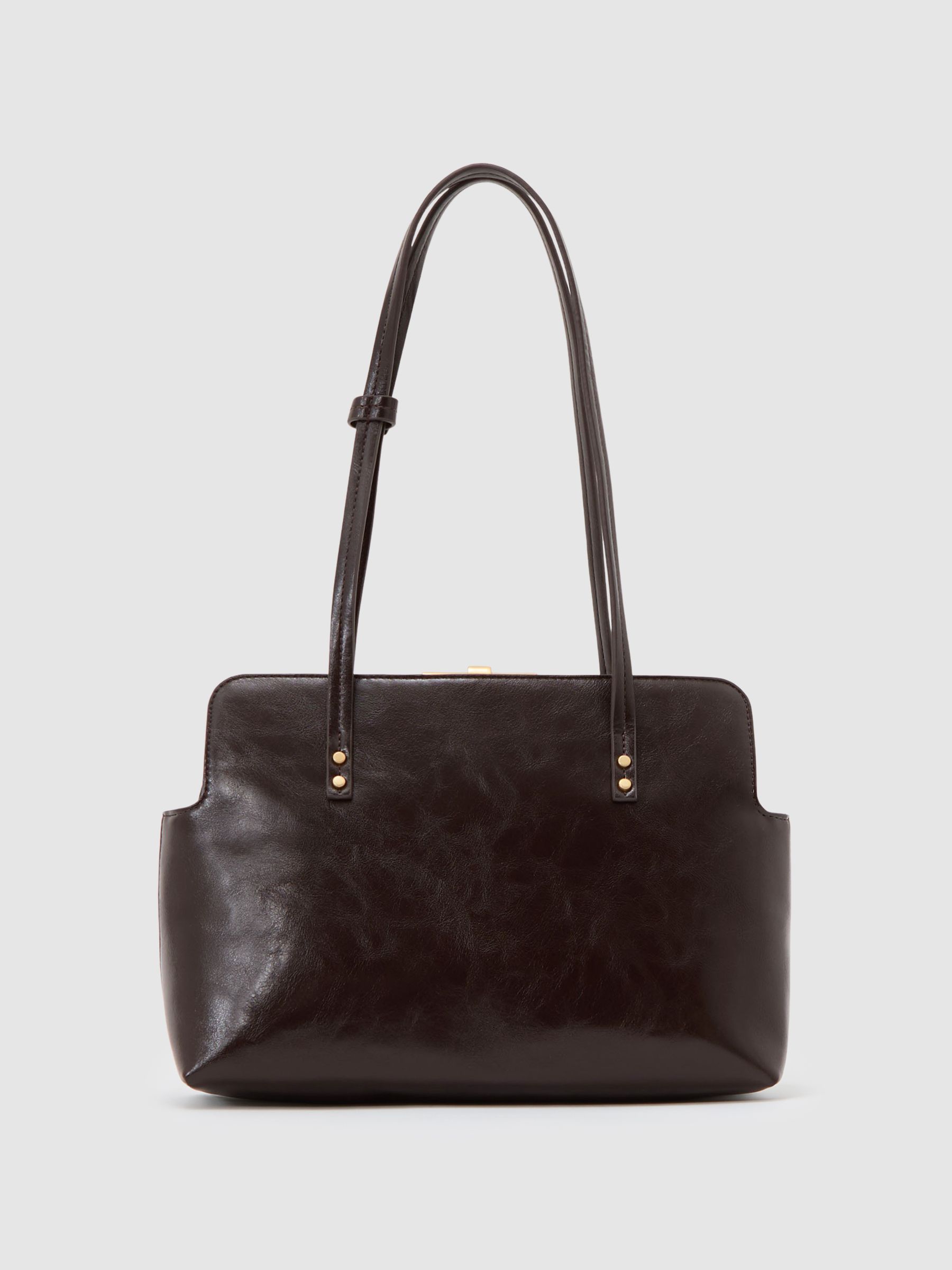 Frame Shoulder Bag in Burgundy - image 1
