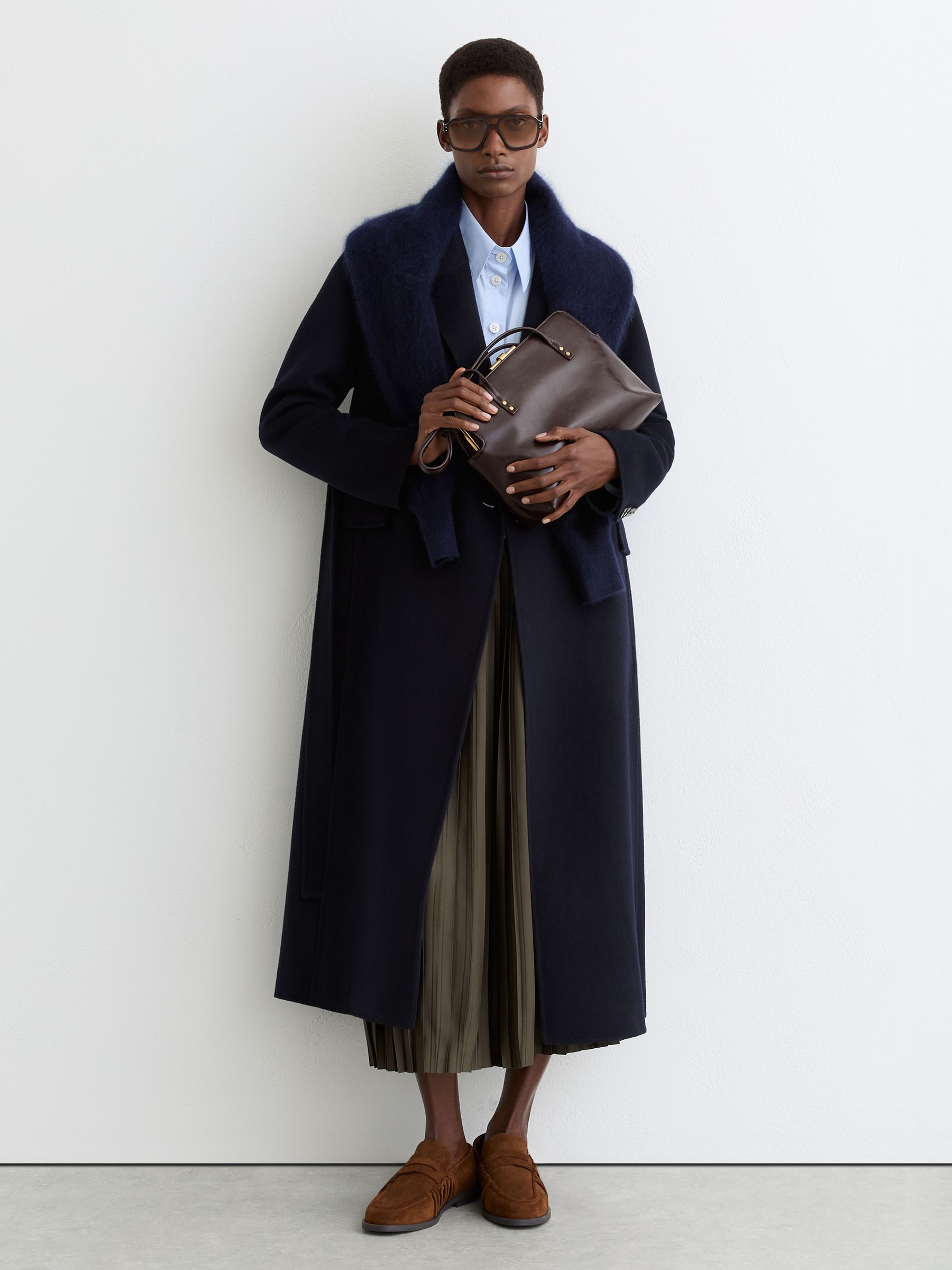 Frame Shoulder Bag in Burgundy - Image 7 of 7