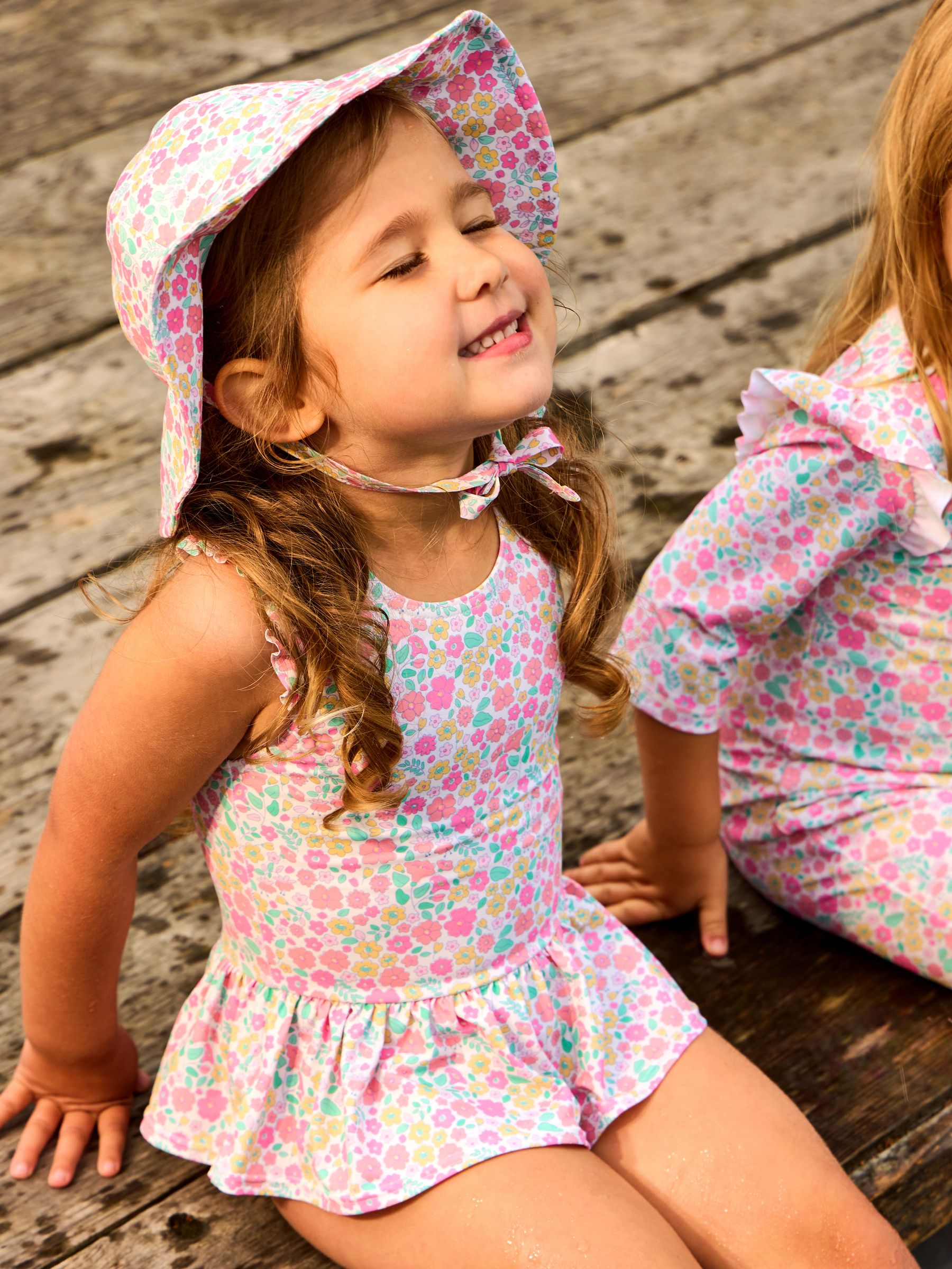 Pink Frill Swimsuit - Image 1 of 1