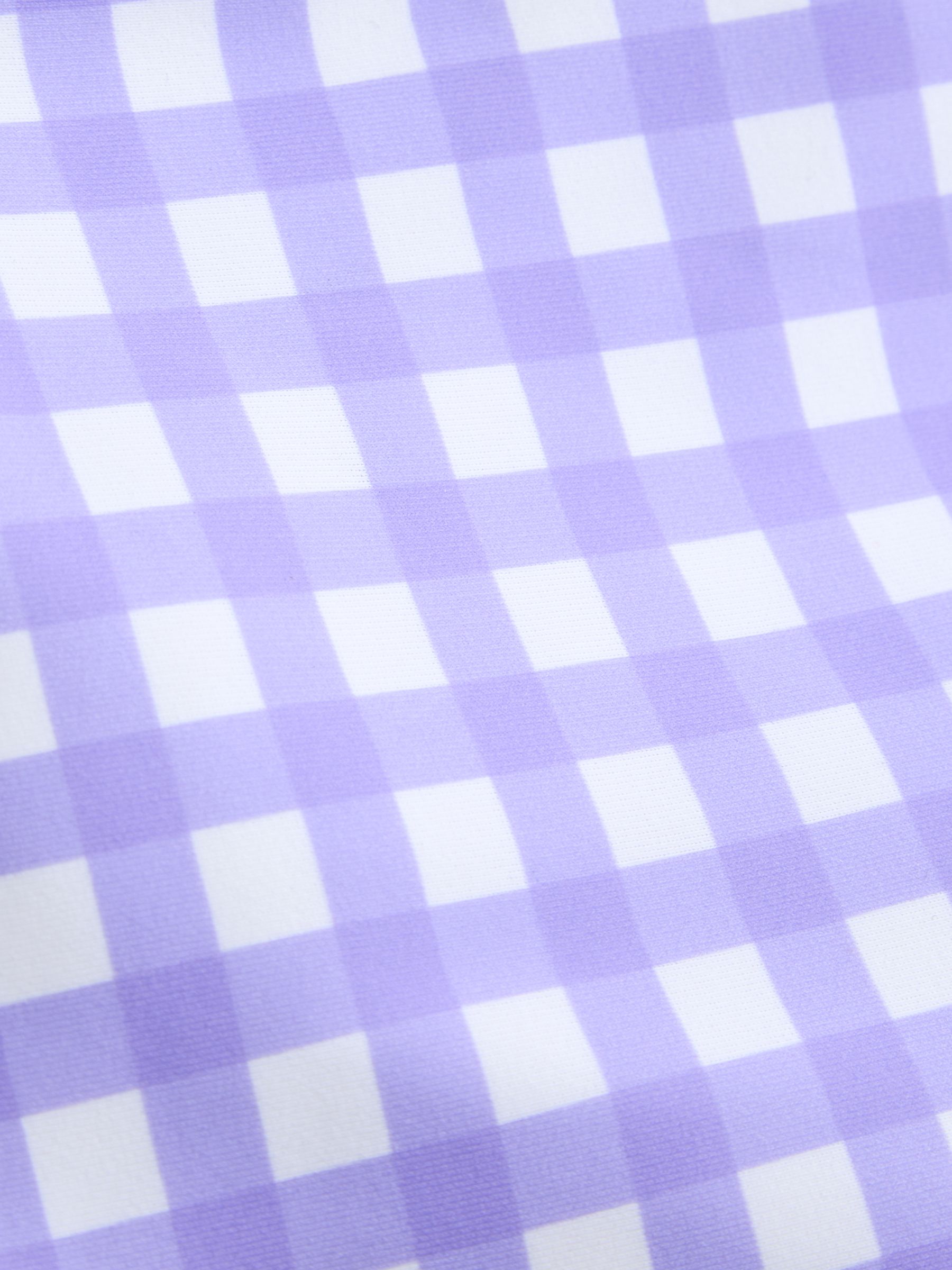 Lilac Gingham UV Sun Protection Swim Hat - Image 3 of 3