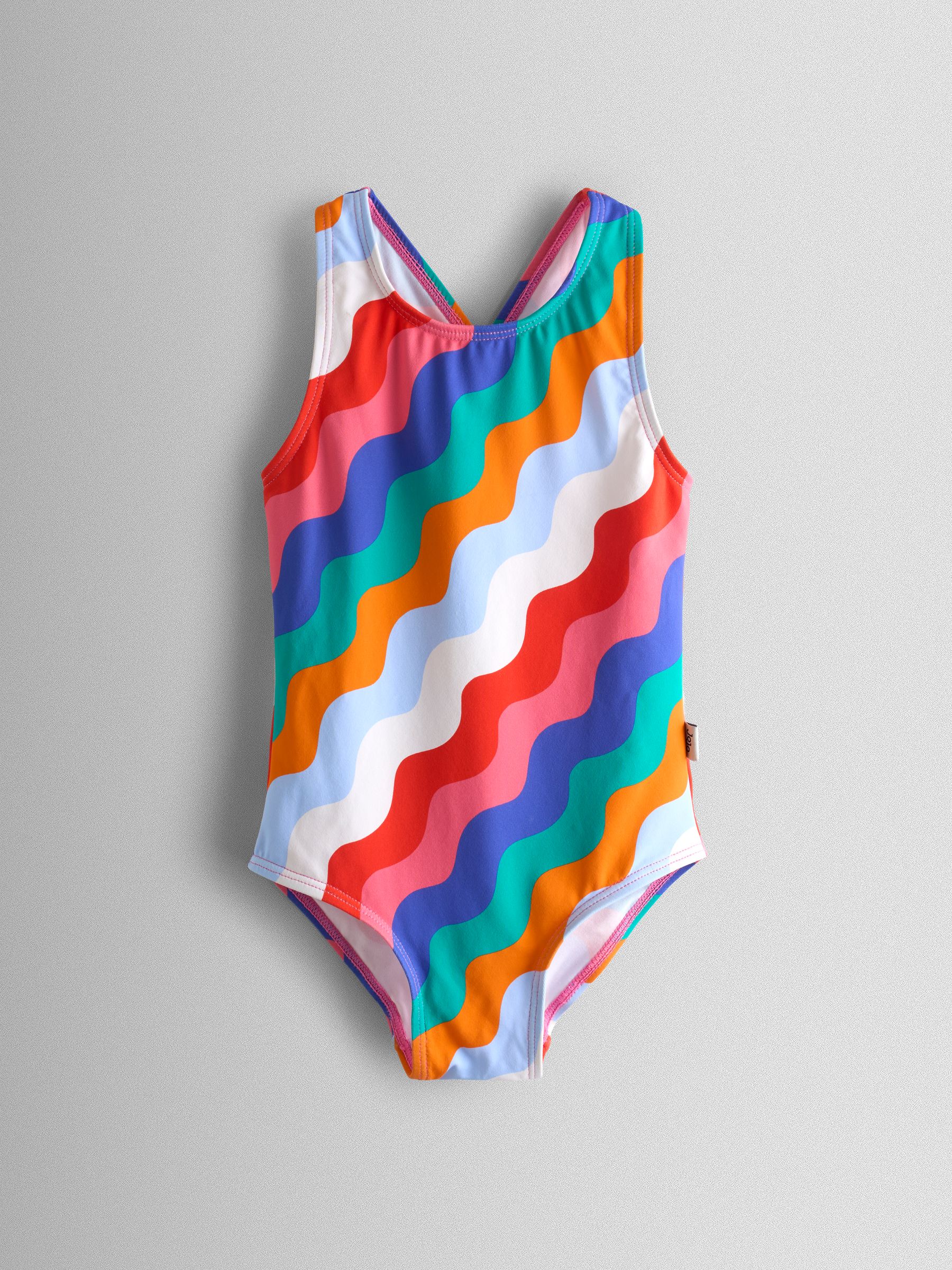 Multi-Coloured Wavy Stripe Print Swimsuit - Image 2 of 5