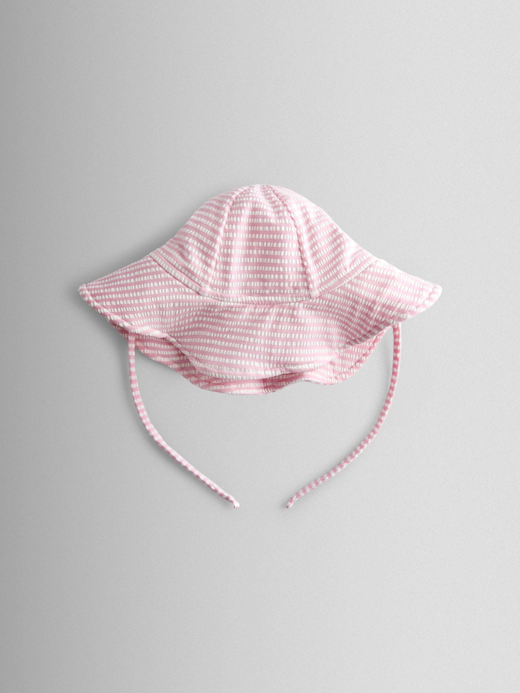 Pink Ditsy Floppy Swim Hat - Image 2 of 3