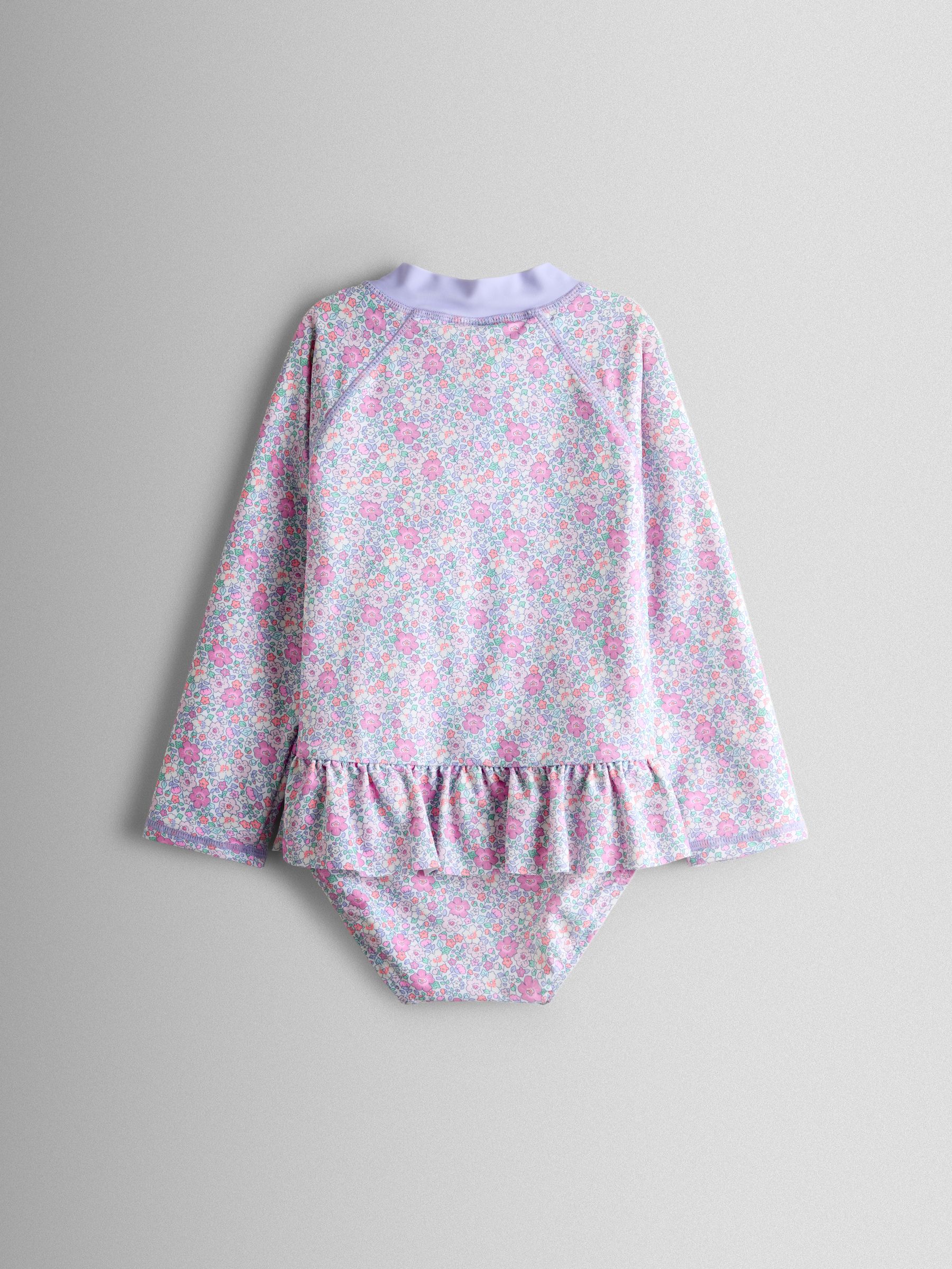 Pink Long Sleeve Sun Protection Suit - Image 2 of 3